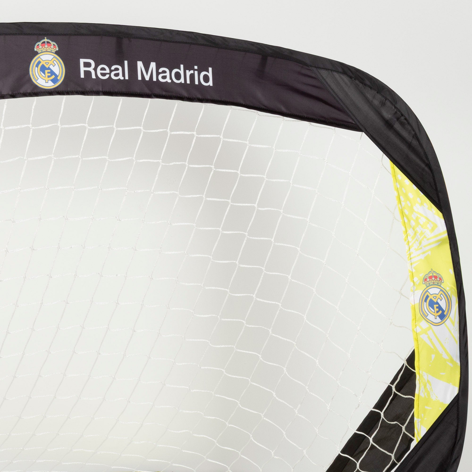 Conjunto de 2 balizas de futebol pop-up do Real Madrid, 120x80x80 cm