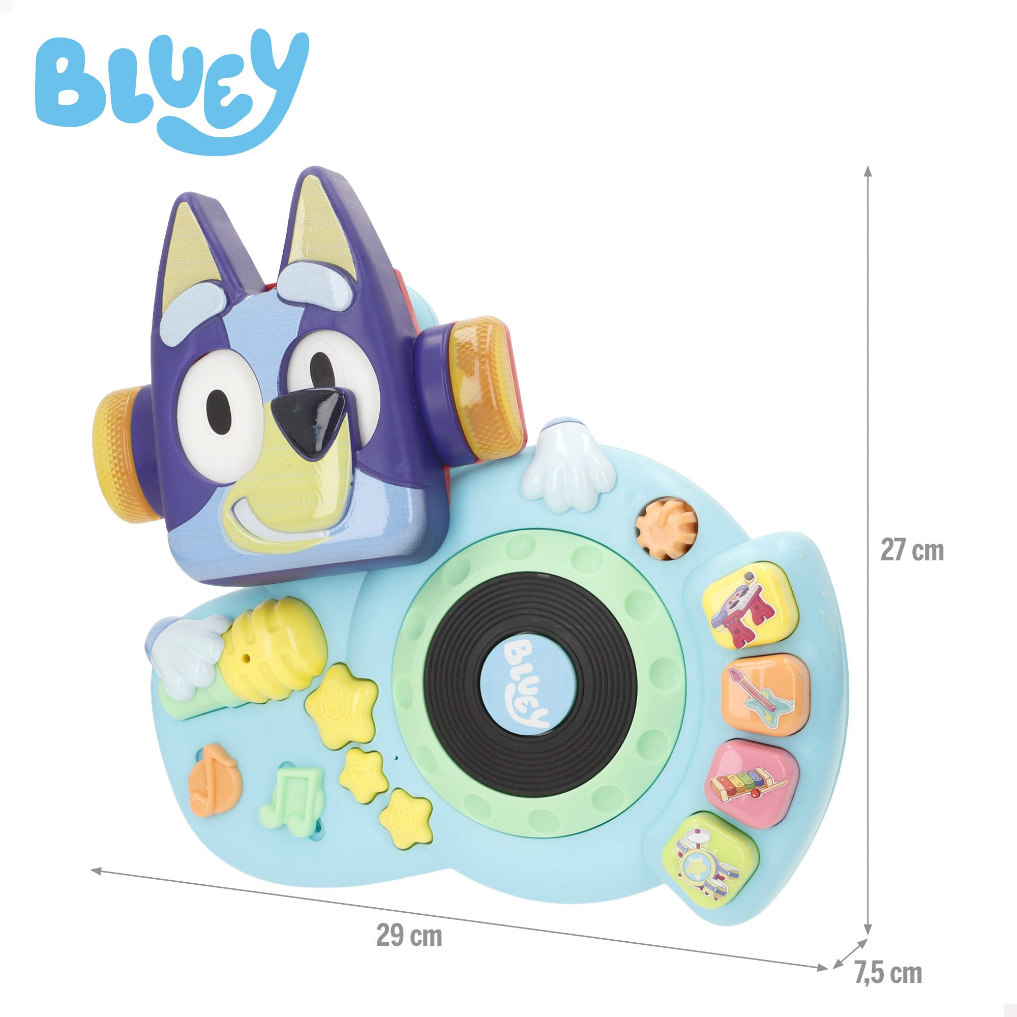 Bluey A Minha Primeira Mesa DJ + 18 meses