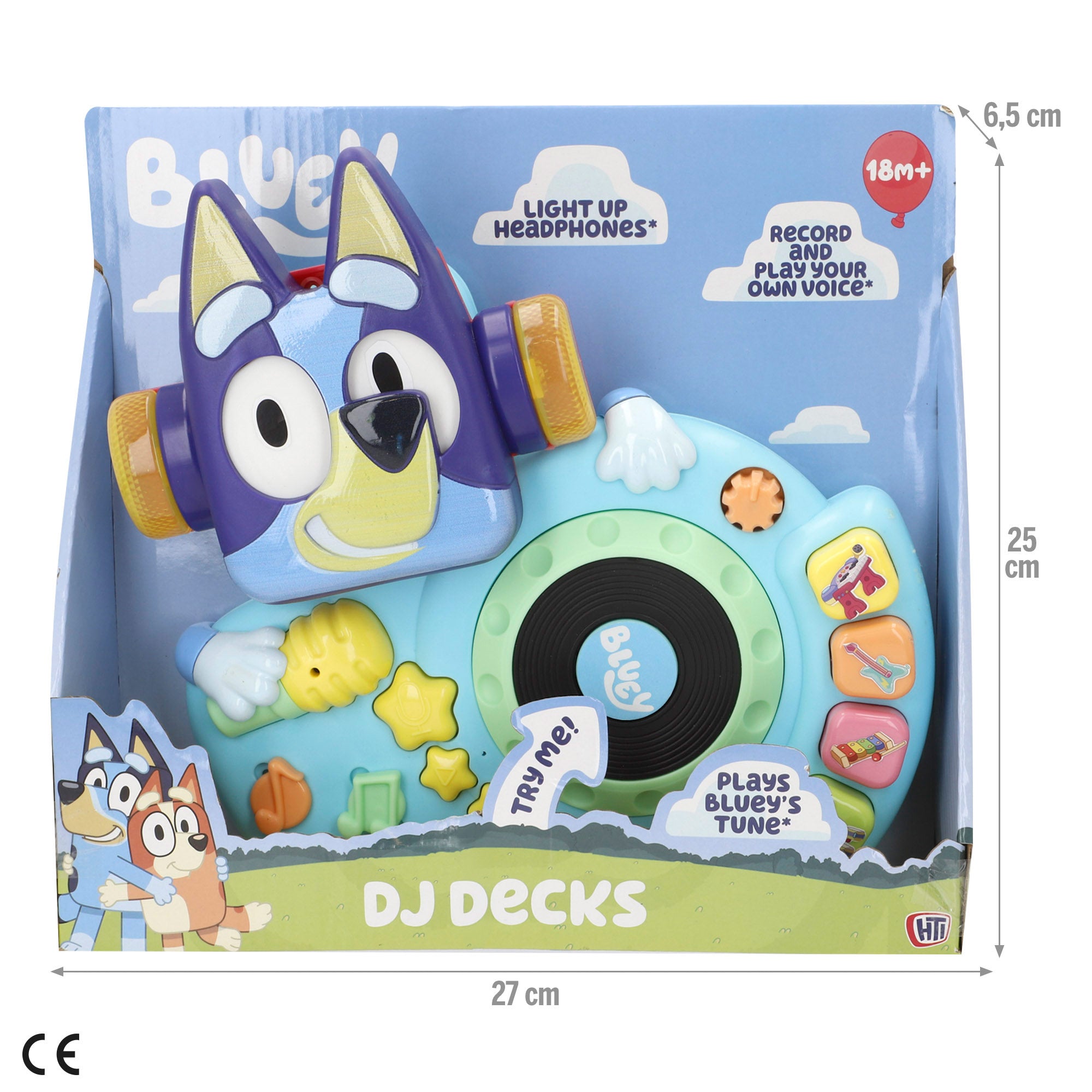 Bluey A Minha Primeira Mesa DJ + 18 meses
