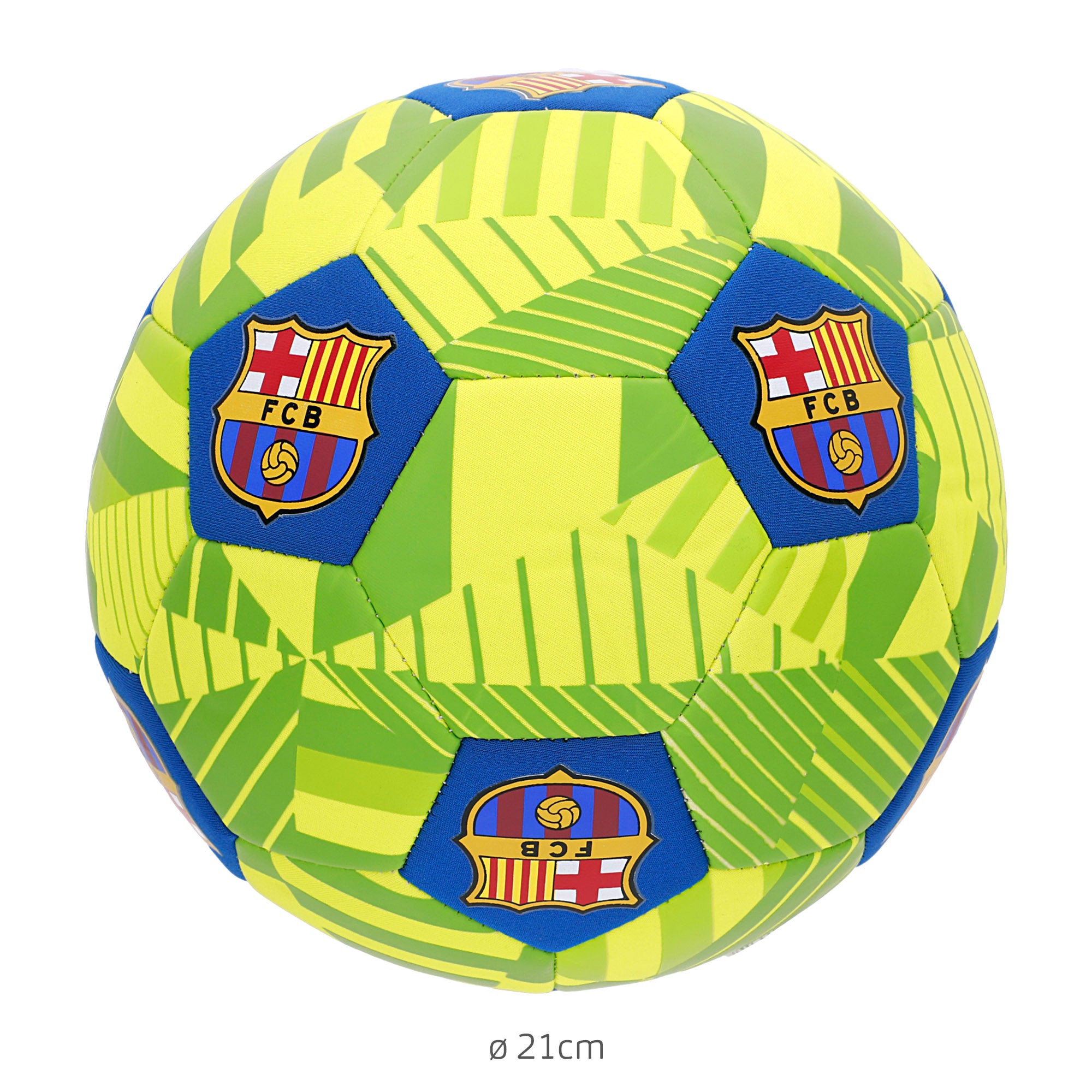 Bola de futebol de praia do FC Barcelona tamanho 5 (desinflada)
