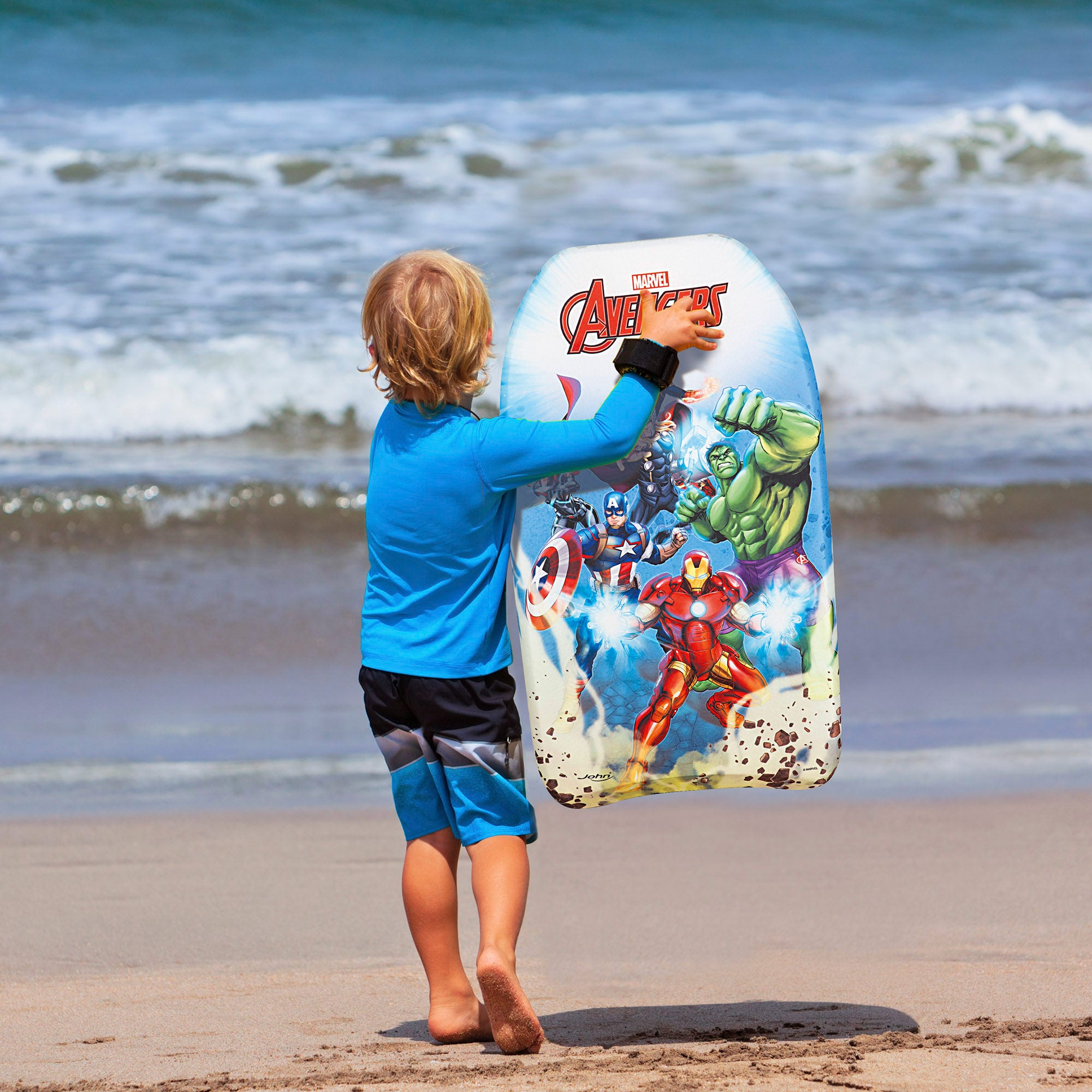 Prancha de bodyboard infantil dos Vingadores, 82 cm