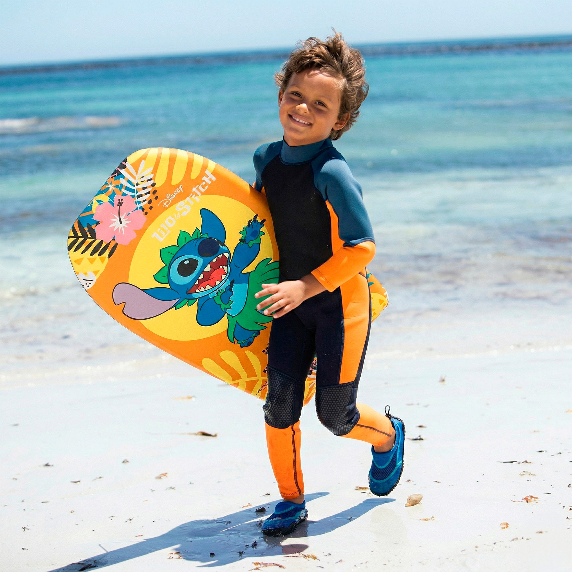 Prancha de bodyboard infantil Stitch de 82 cm