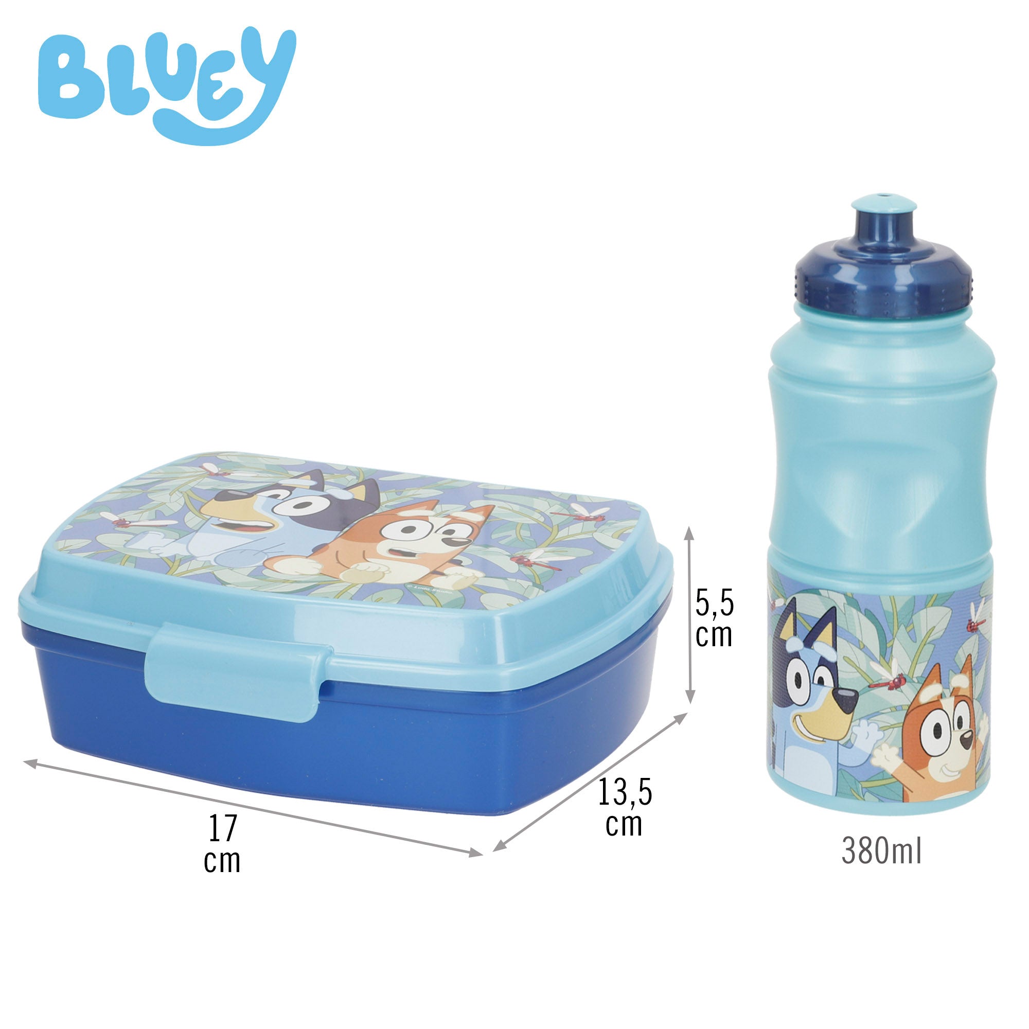 Lancheira e garrafa infantil Bluey Pack