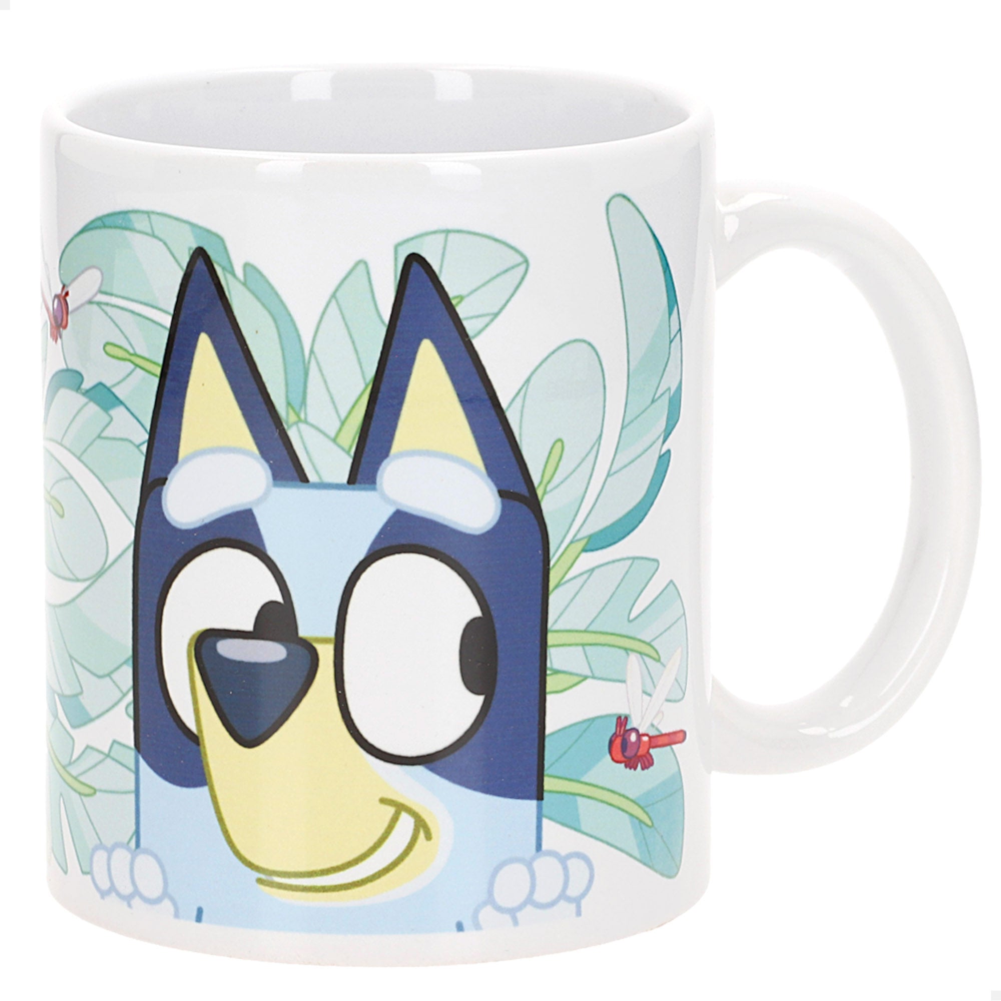 Caneca de cerâmica azul