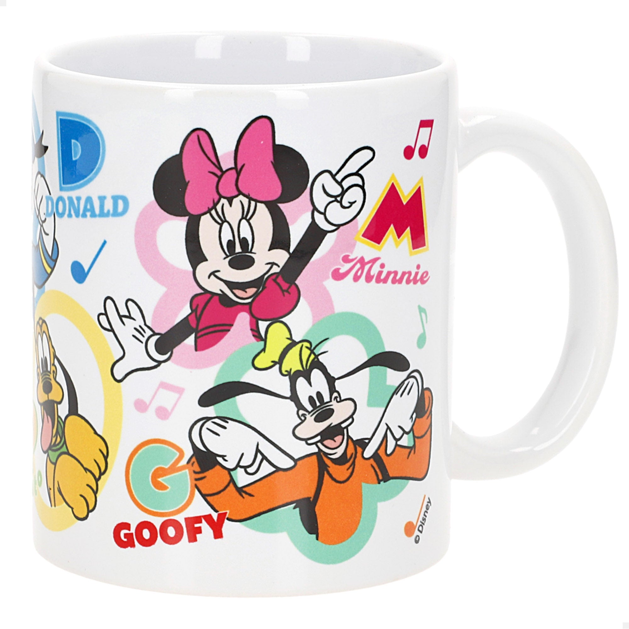 Caneca em cerâmica da Minnie e do Mickey