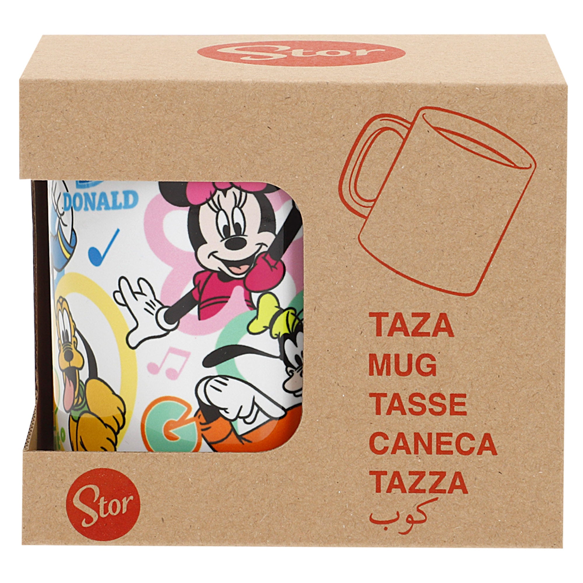 Caneca em cerâmica da Minnie e do Mickey