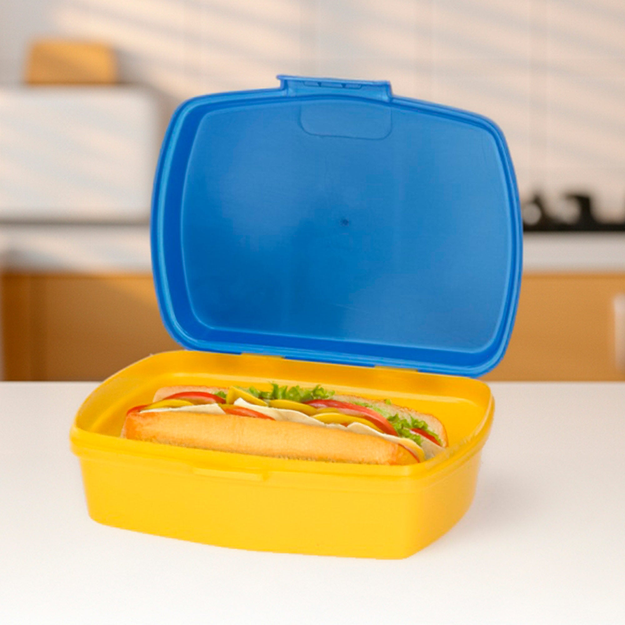 Conjunto infantil Mickey Mouse: lancheira e garrafa de 380ml para a escola.