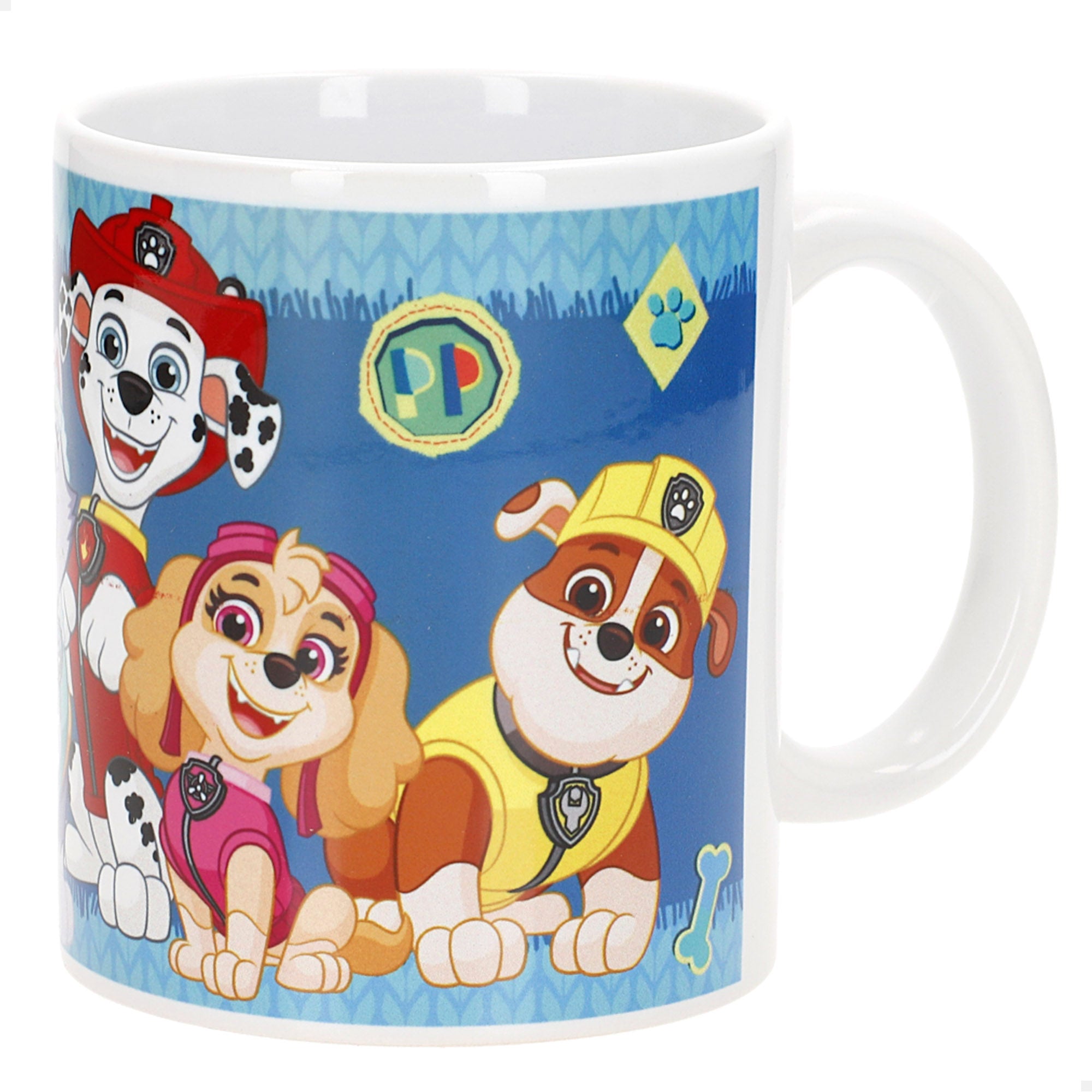 Caneca de cerâmica da Patrulha Pata