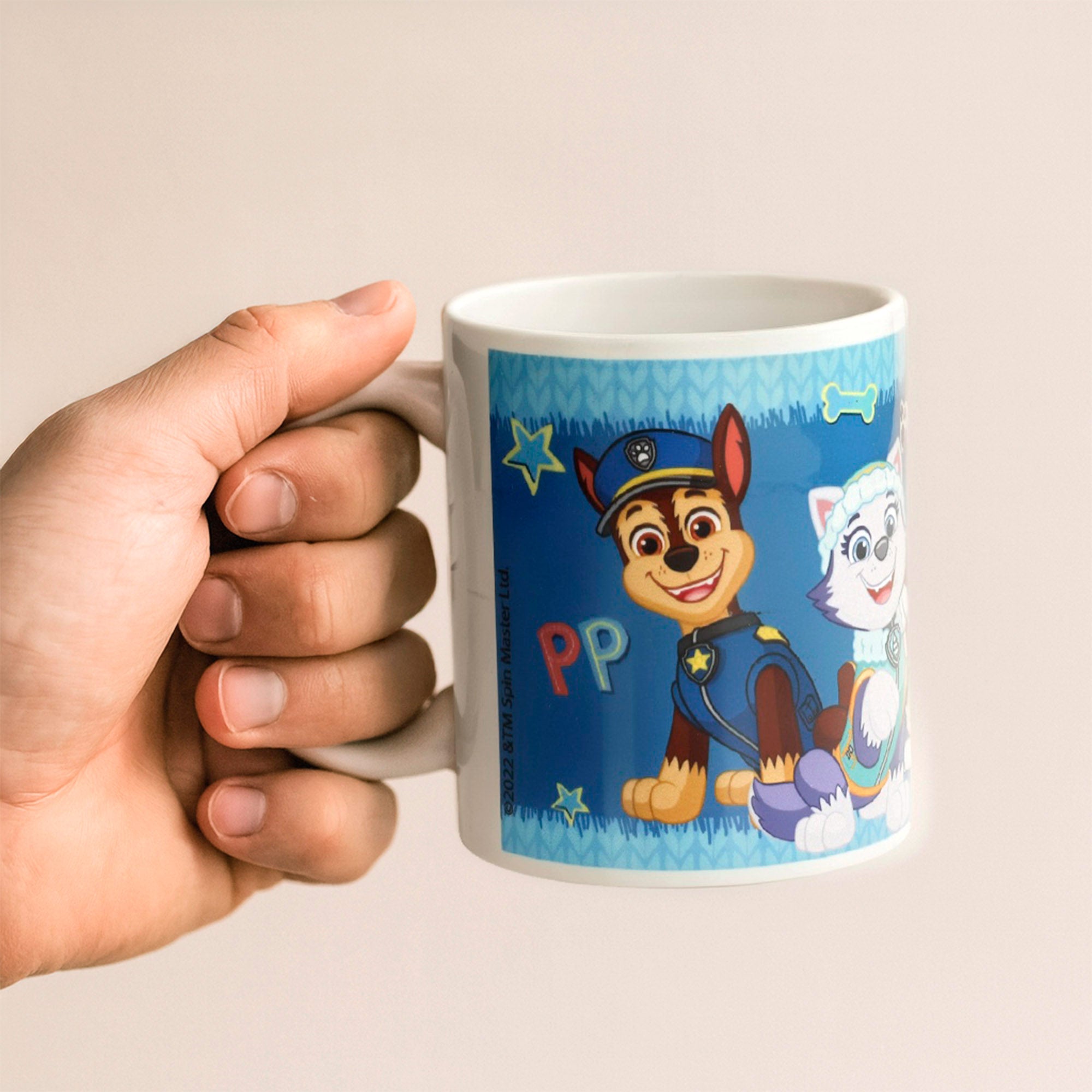 Caneca de cerâmica da Patrulha Pata