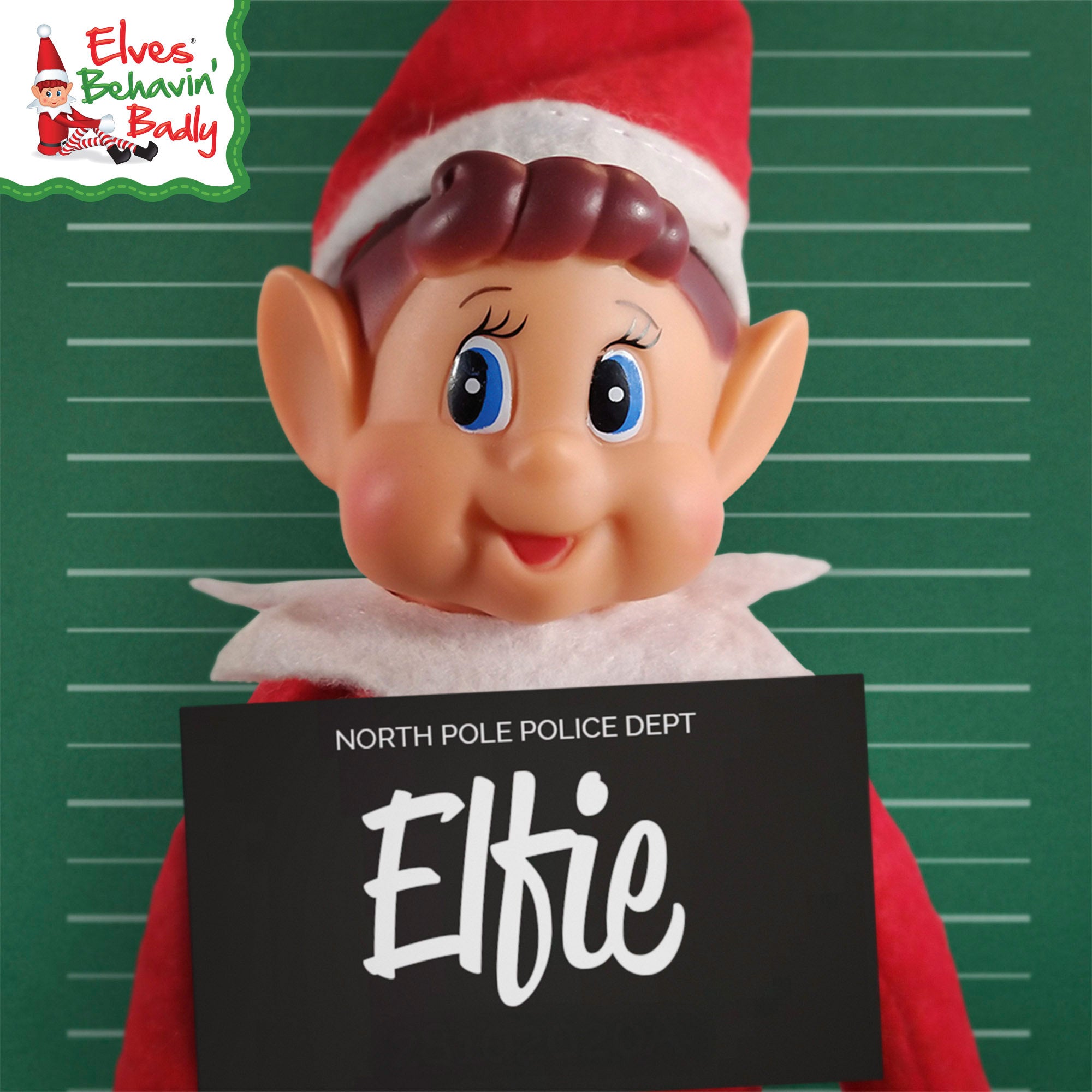 Elves Behavin' Badly Elfo atrevido original (rapaz ou rapariga) com íman magnético 25 cm