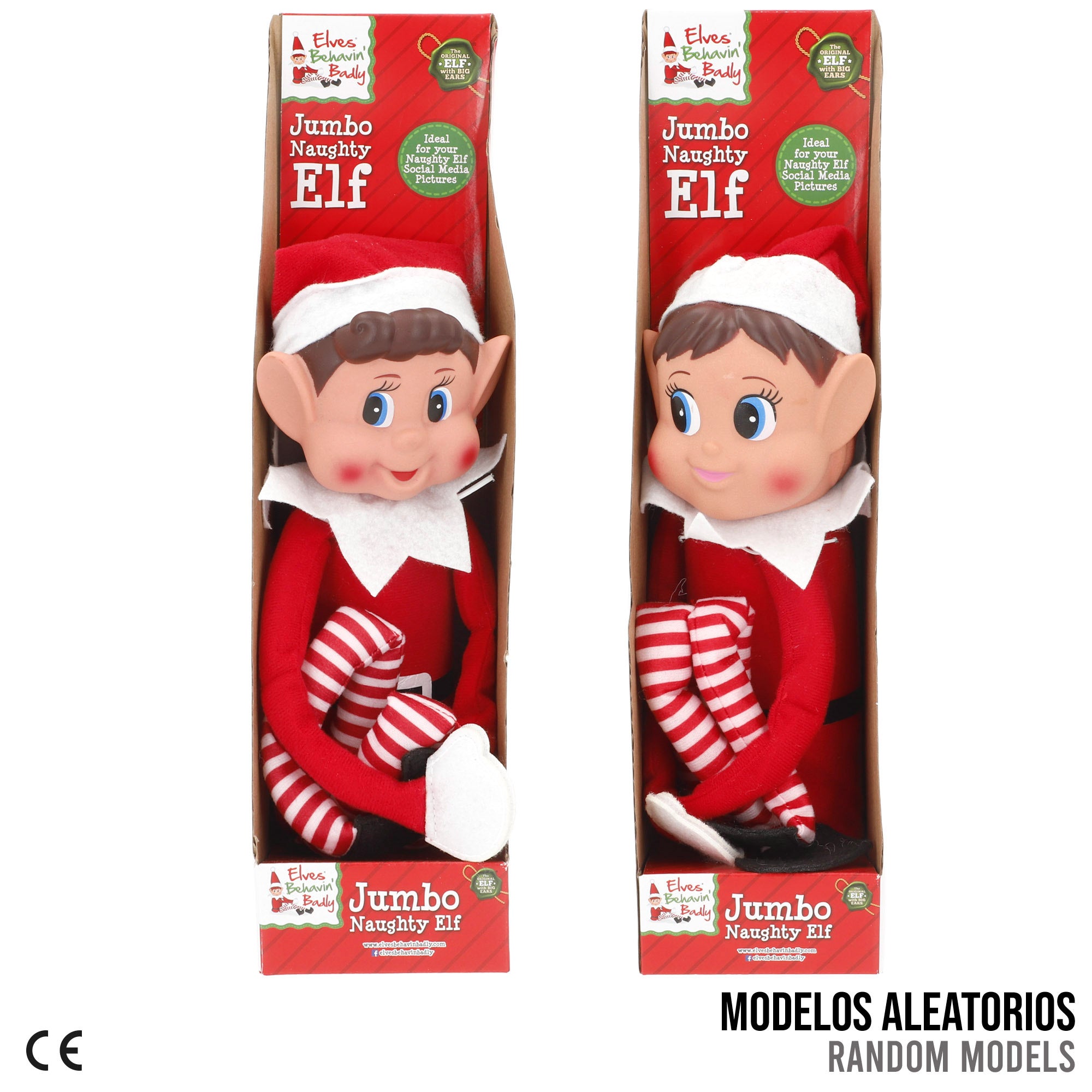 Elfos Mal Comportados Elfo travesso jumbo Elfie ou Elvie
