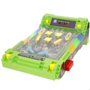 Mesa de pinball Minecraft com luzes e sons.