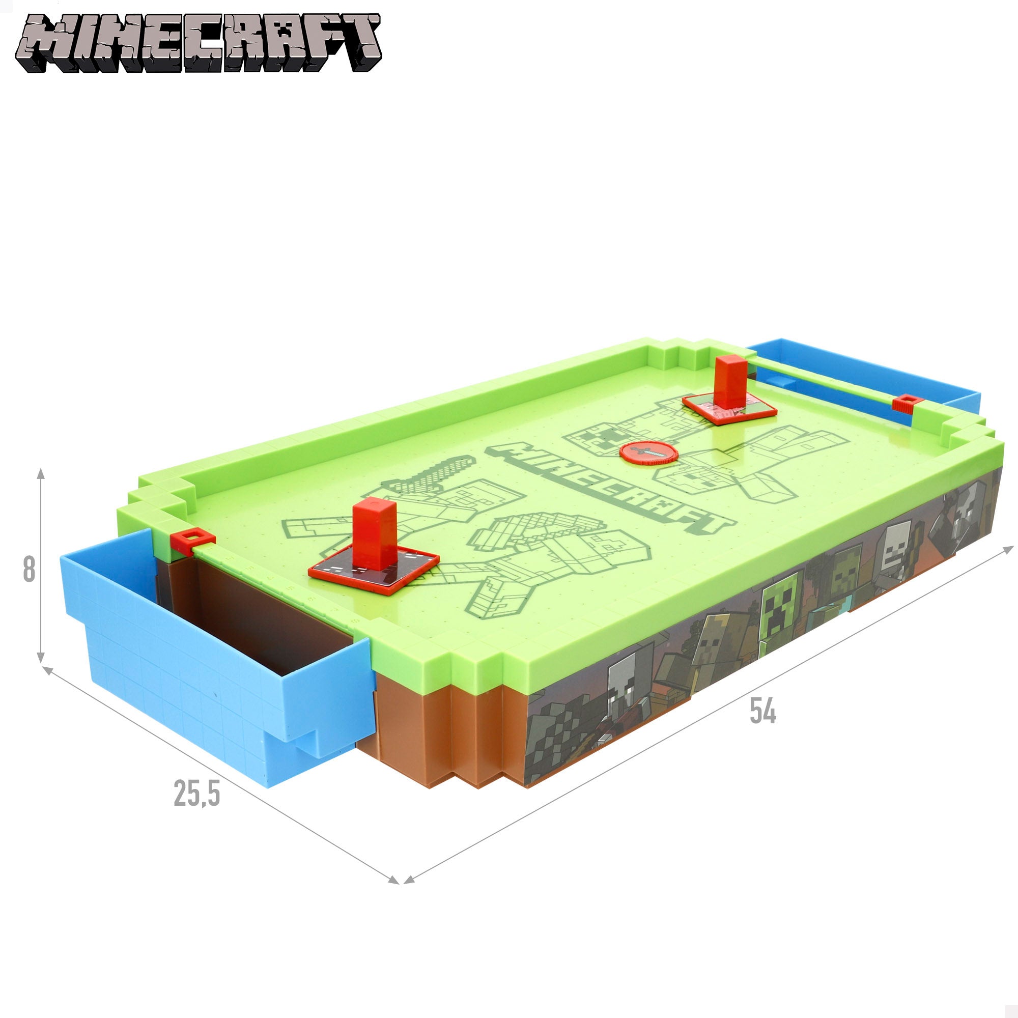 Mesa grande de air hockey do Minecraft Overworld