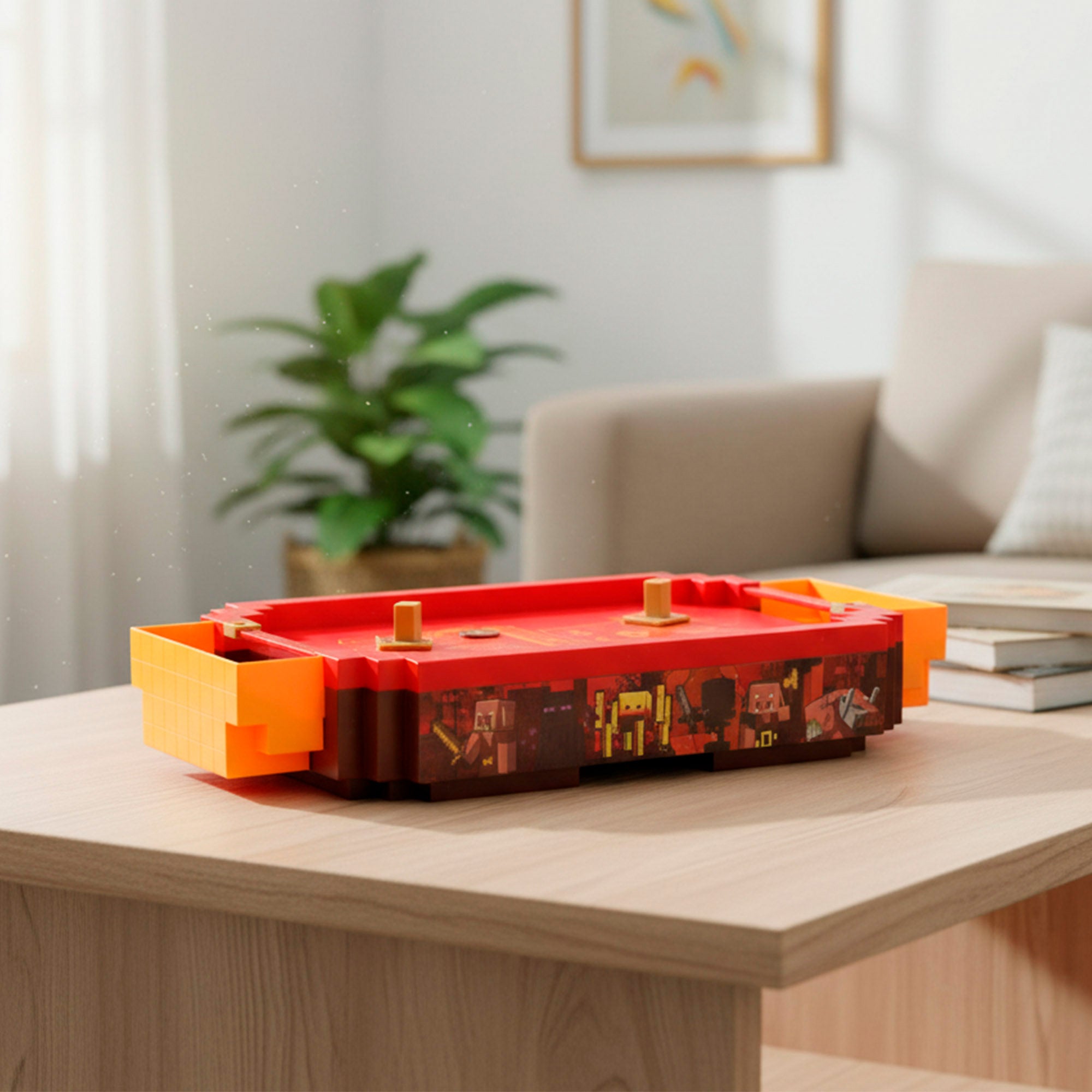 Hóquei de mesa no Nether do Minecraft Air