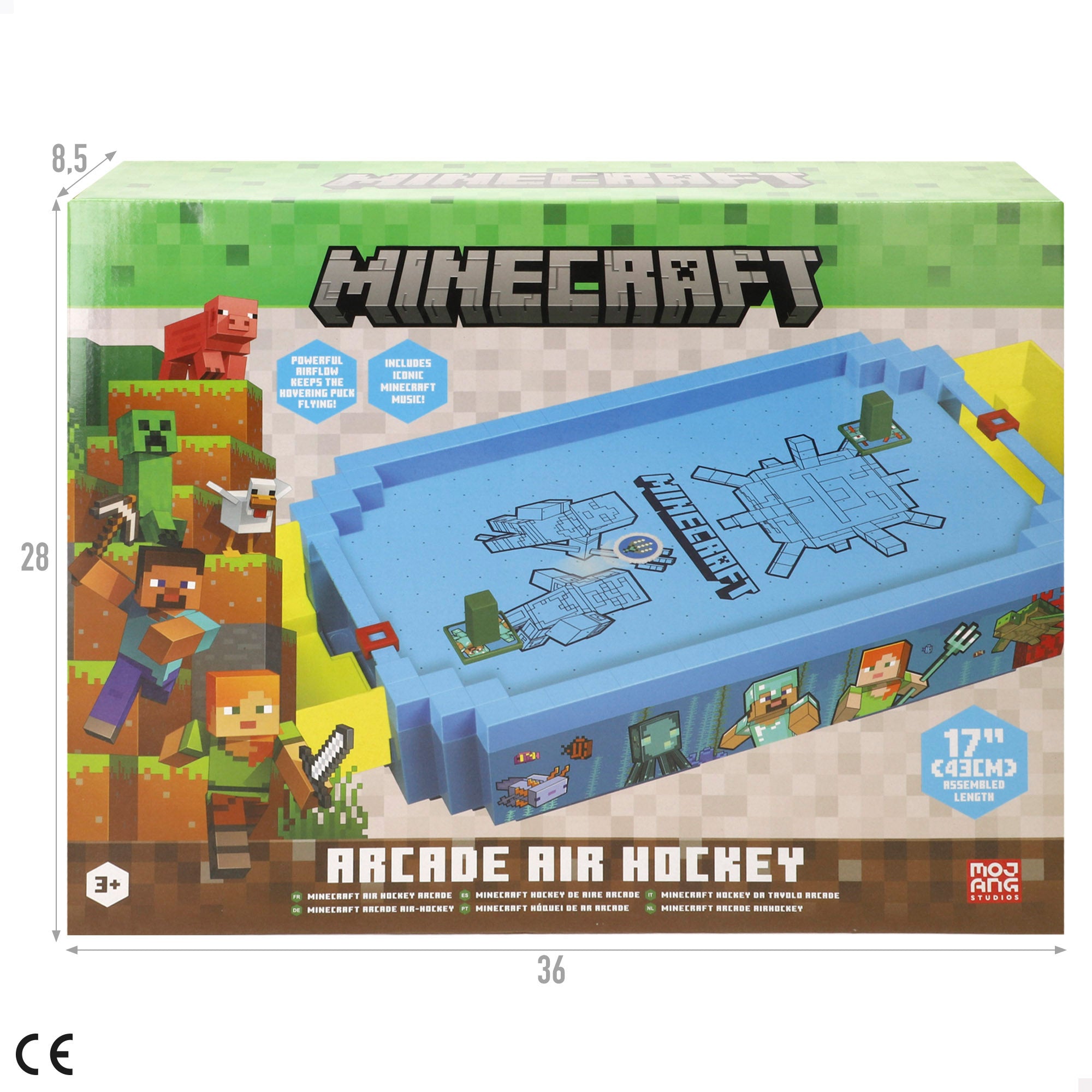 Minecraft Air, mesa de hóquei subaquática