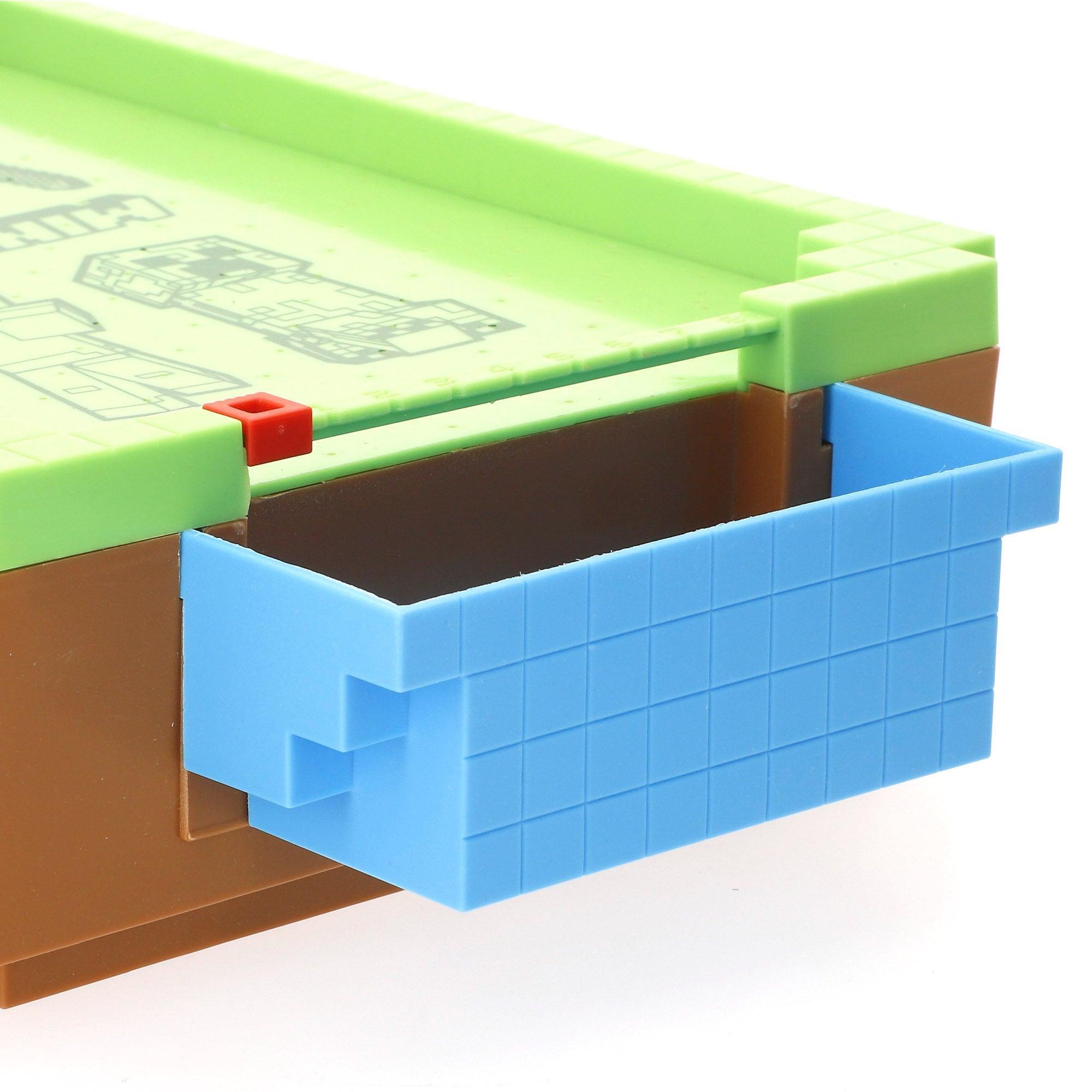 Mini mesa de air hockey do Minecraft Overworld 36x19x7,5 cm