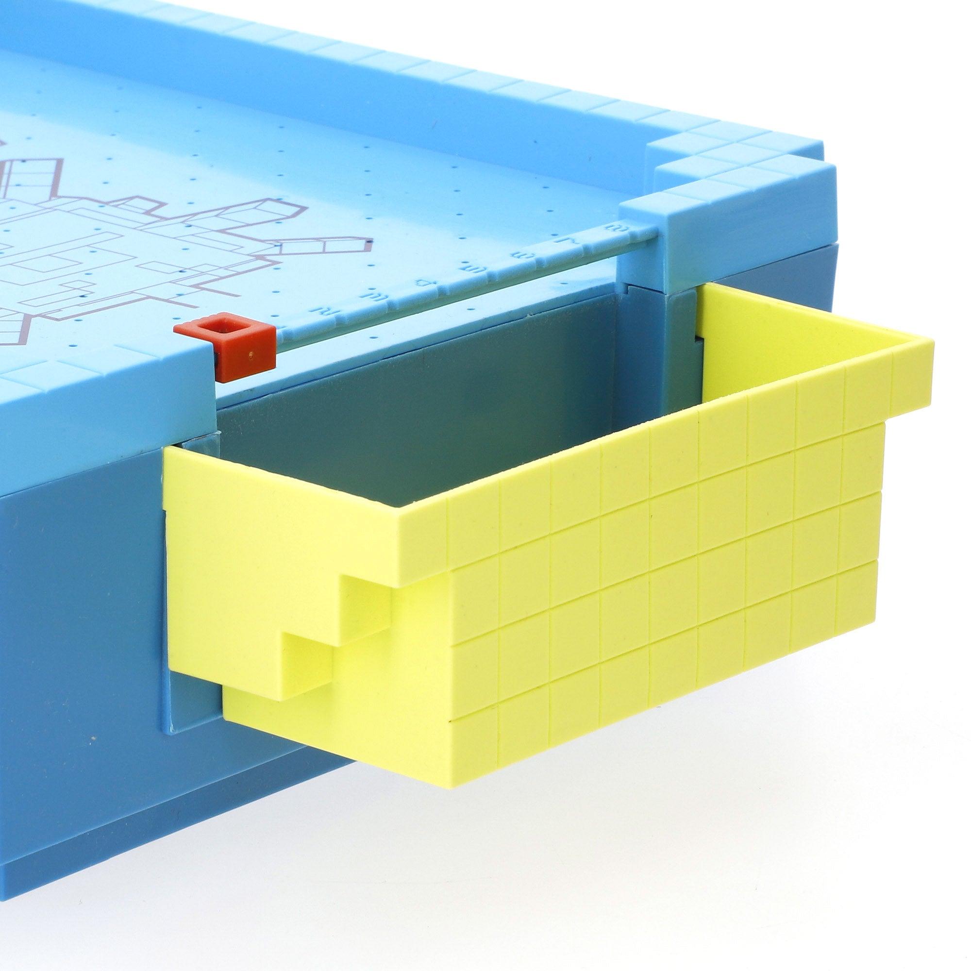 Mini mesa de air hockey do Minecraft subaquática