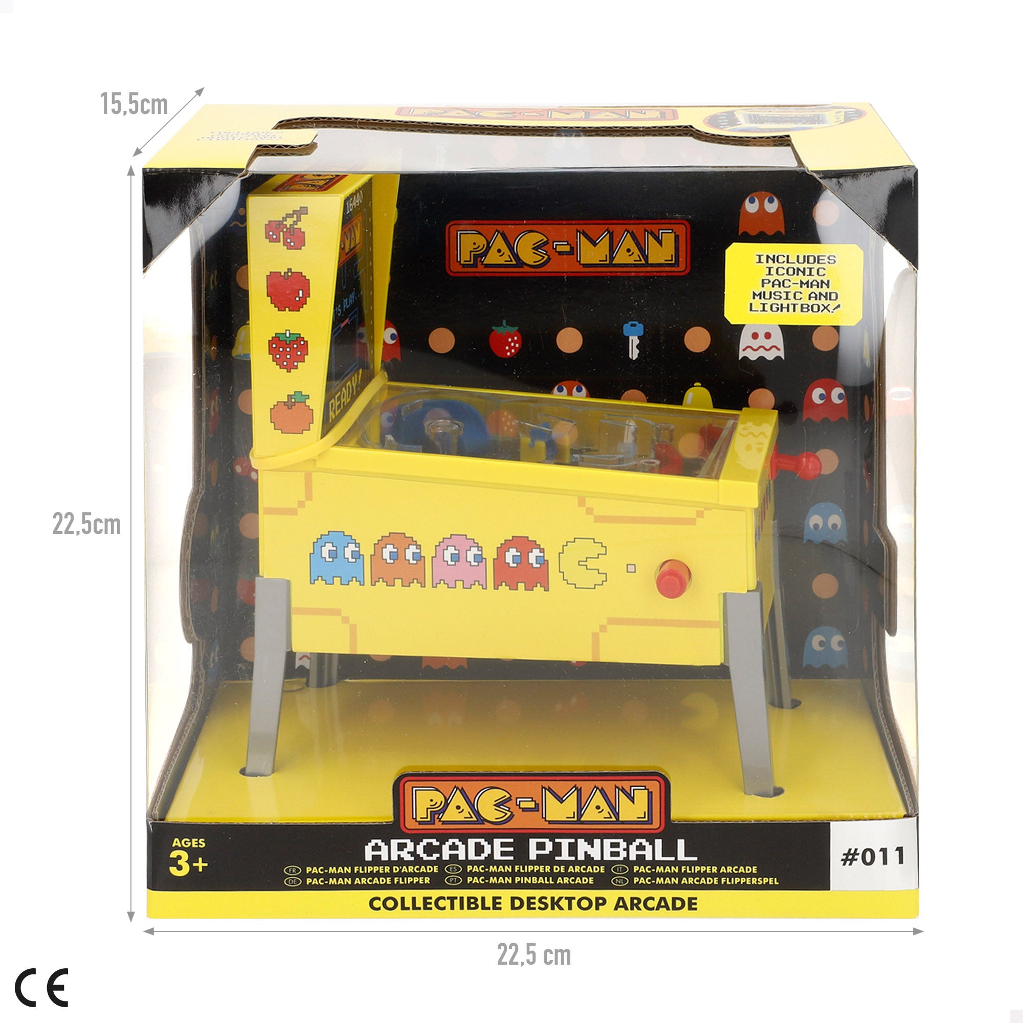 Mini arcade Pac-Man 16x8,5x26 cm