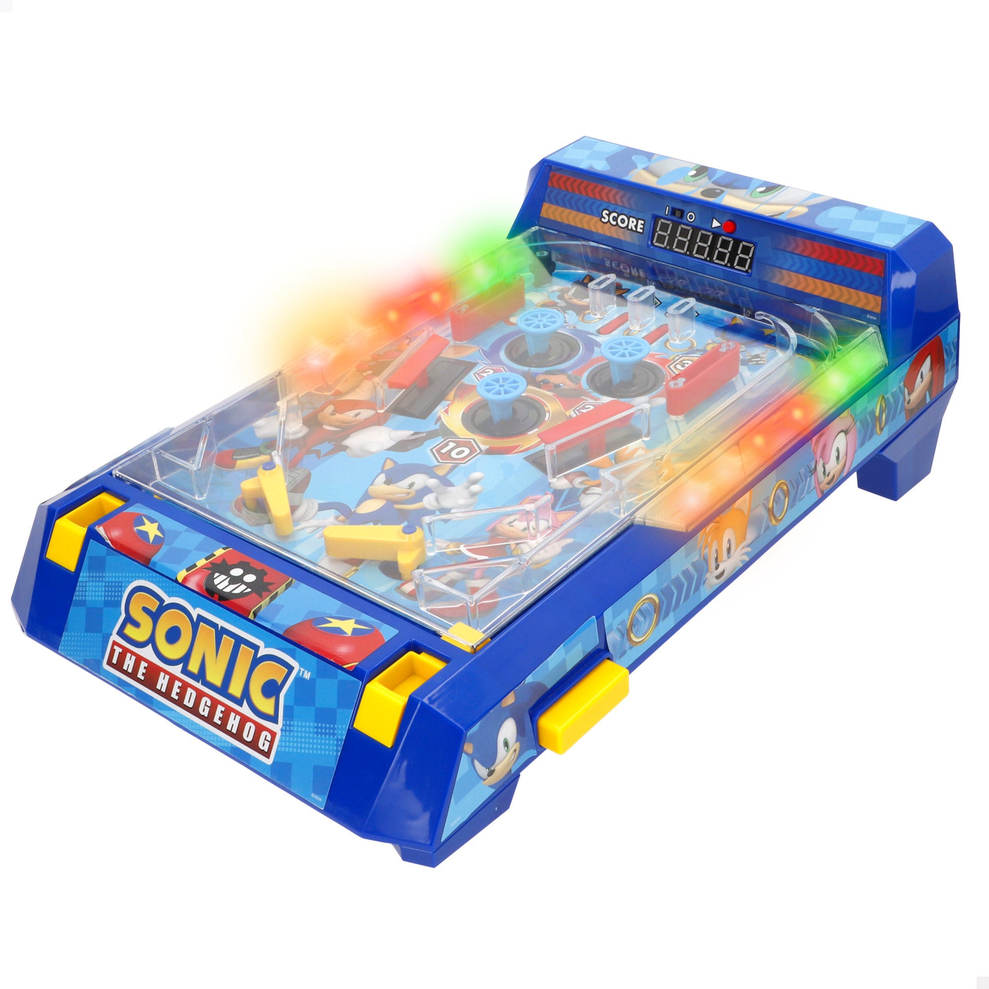 Arcade de mesa Sonic Pinball com luz e som.