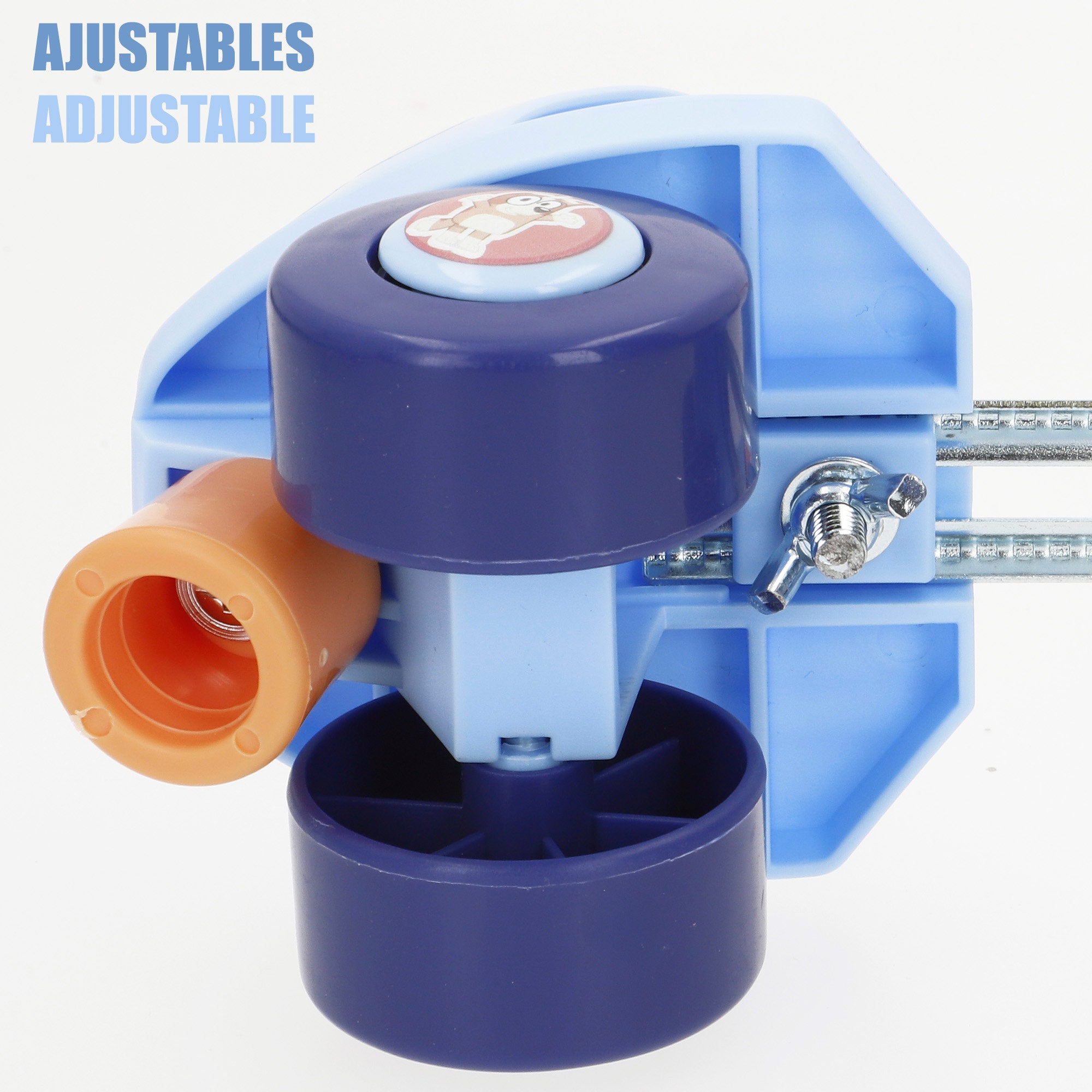 Patins Bluey ajustáveis ​​com 4 rodas, tamanhos 22 a 29, peso máximo de 20 kg