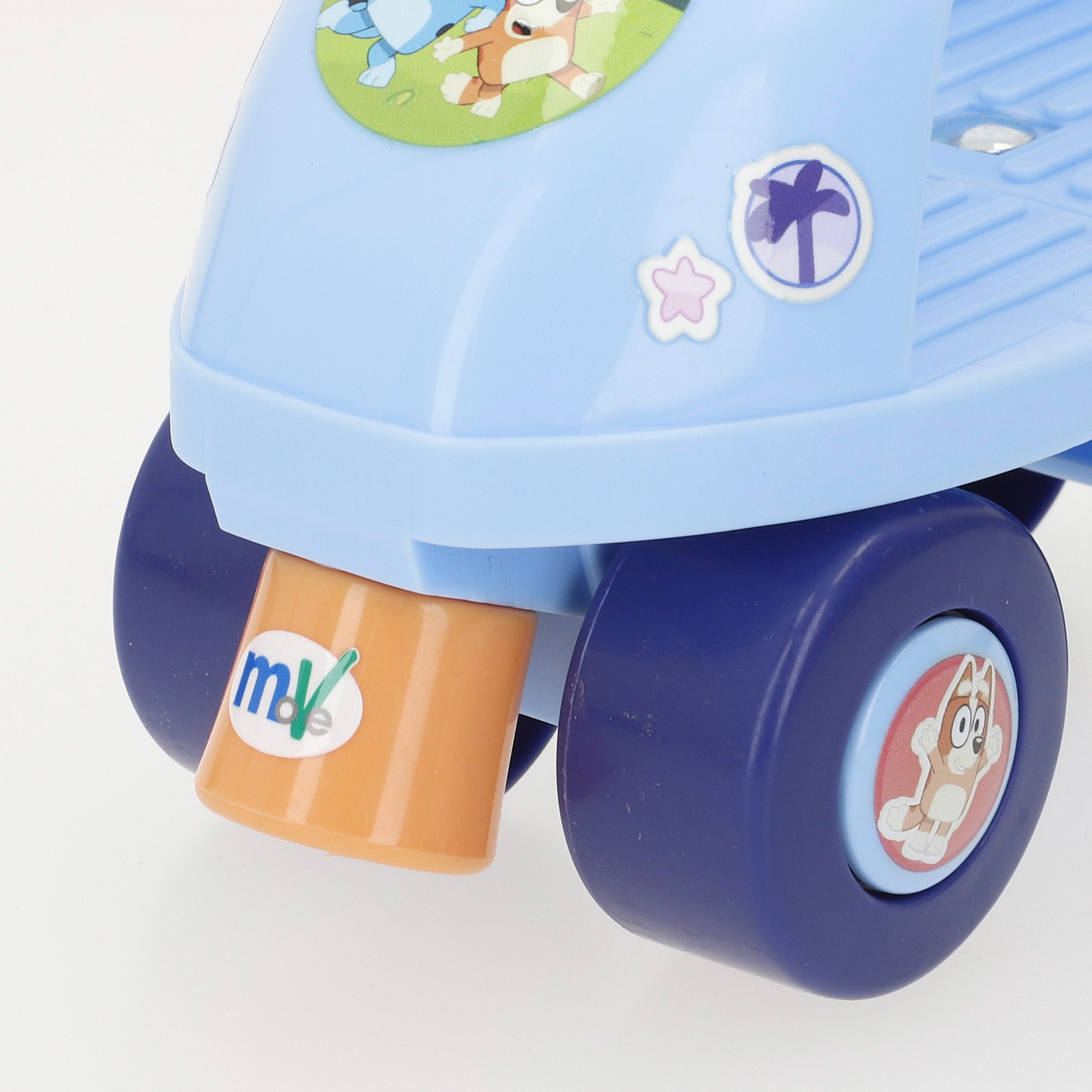Patins Bluey ajustáveis ​​com 4 rodas, tamanhos 22 a 29, peso máximo de 20 kg