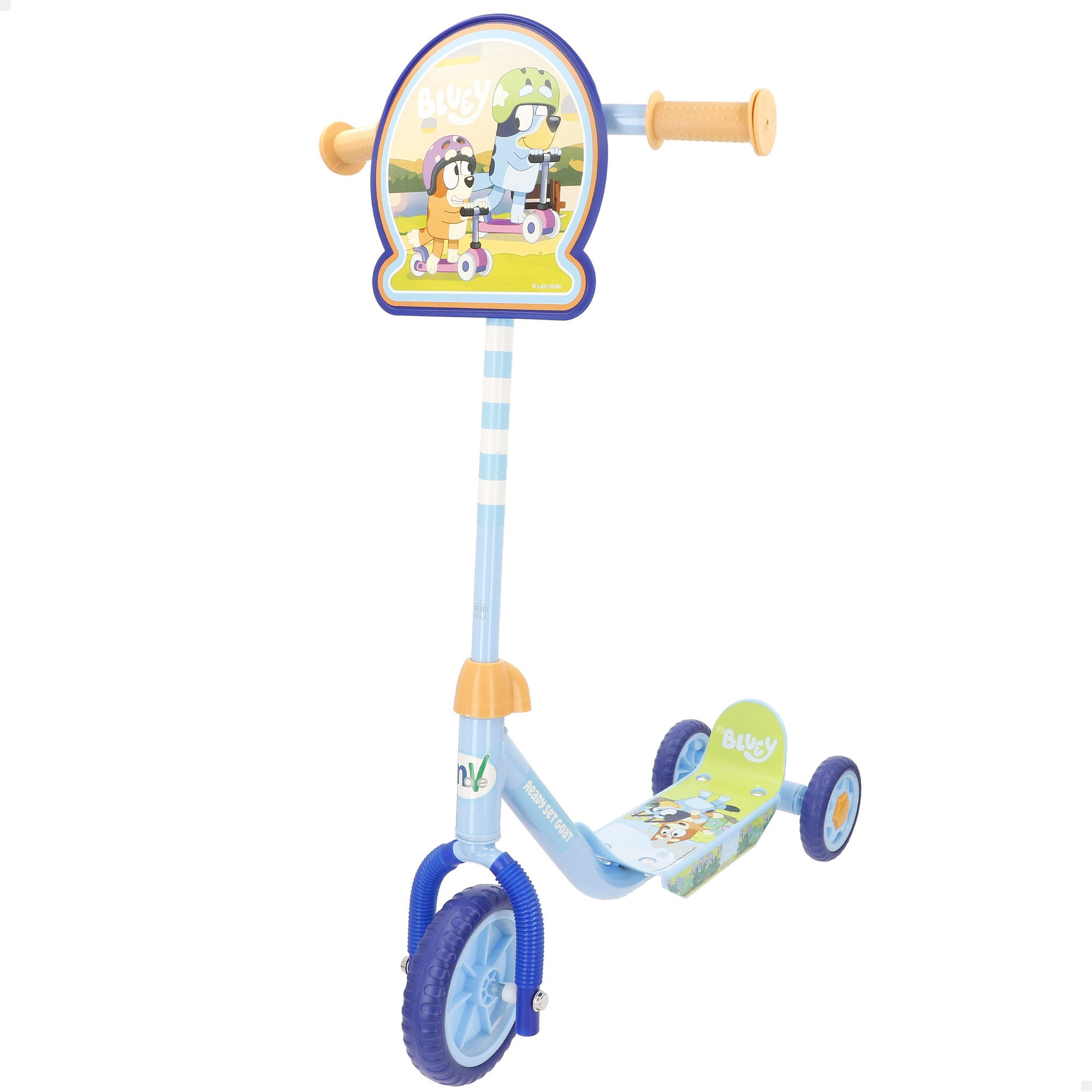 Trotinete Bluey de 3 rodas, peso máximo de 20 kg