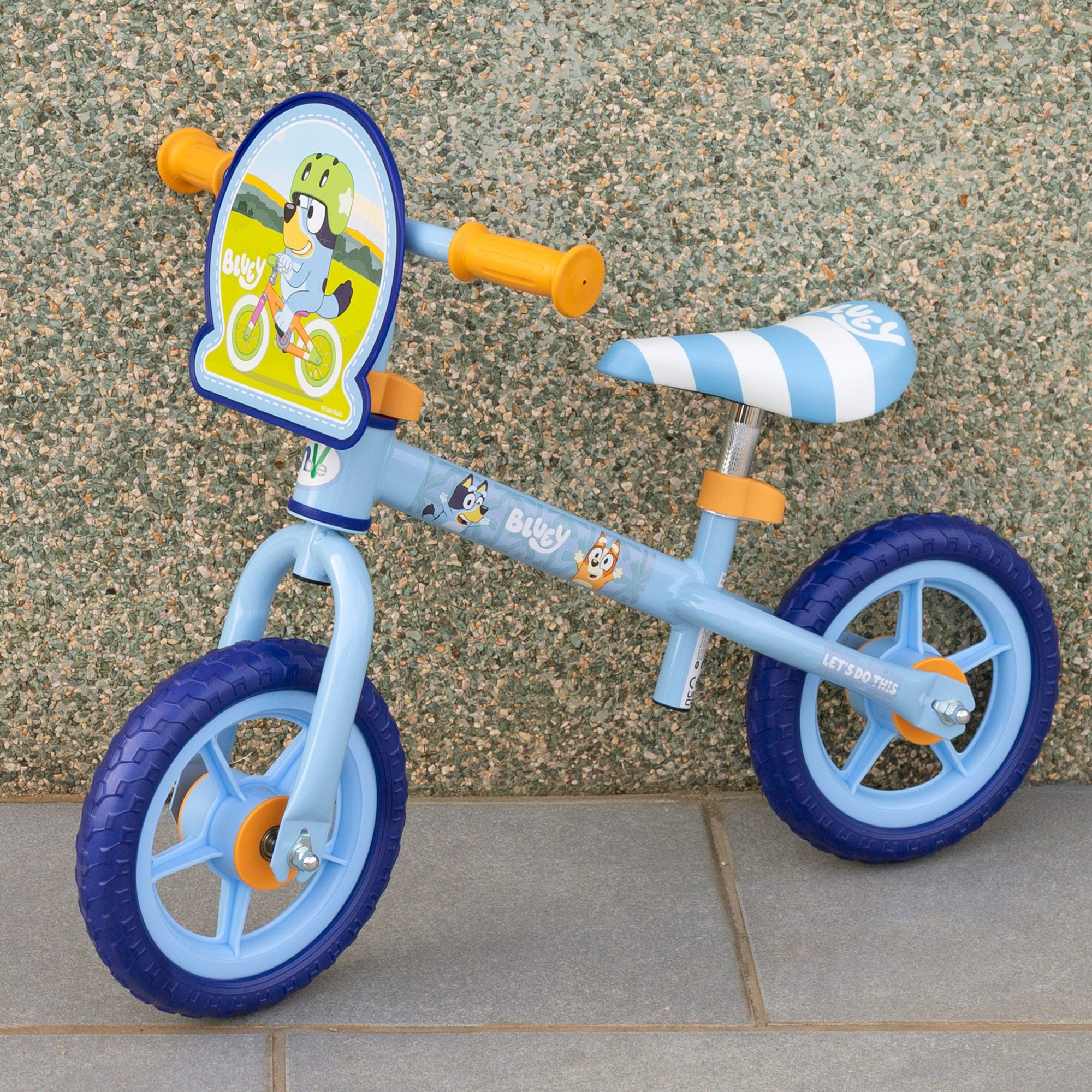Bicicleta de equilíbrio Bluey com altura ajustável, máx. 20 kg