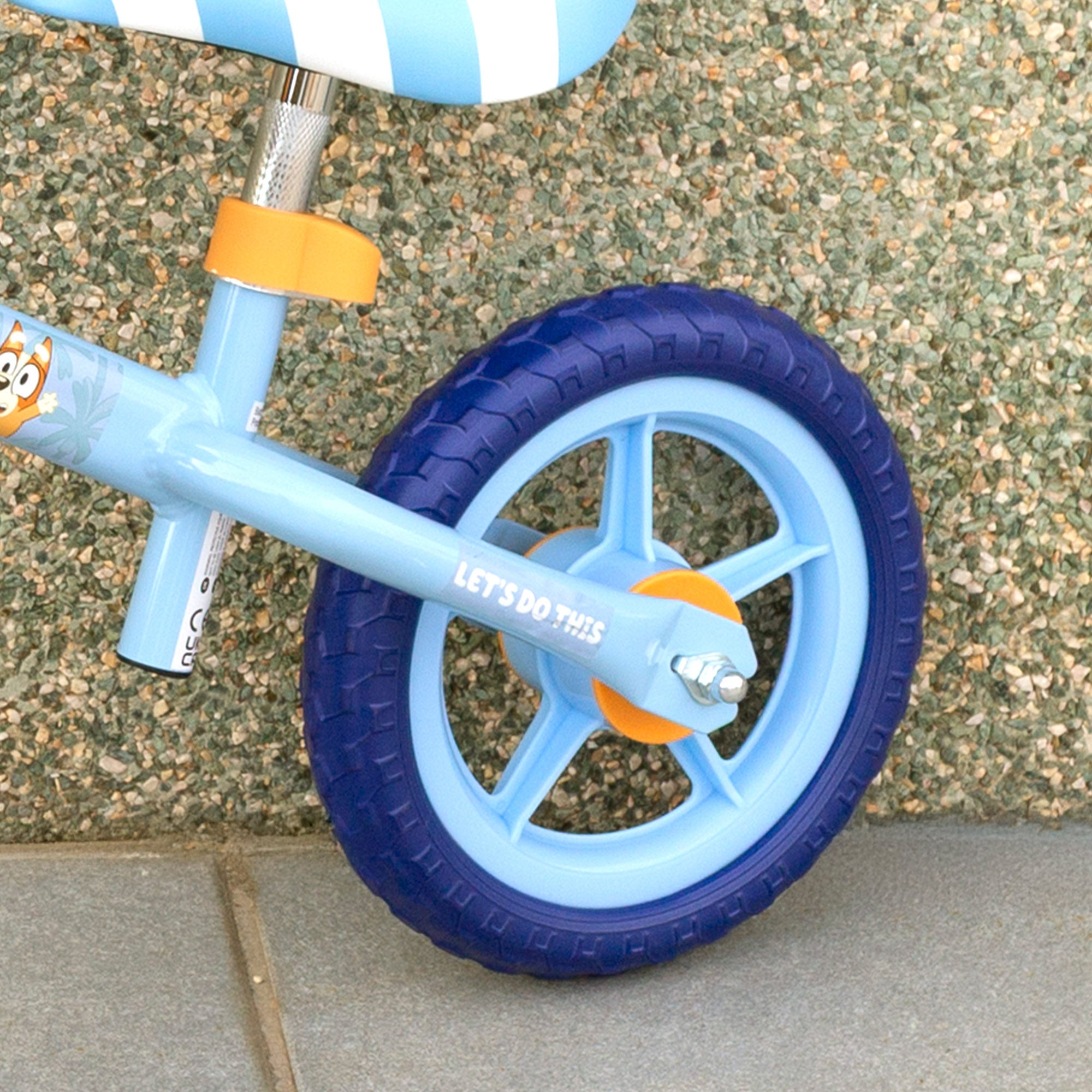 Bicicleta de equilíbrio Bluey com altura ajustável, máx. 20 kg