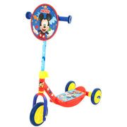 Trotinete Mickey Mouse de 3 rodas, dimensões 57x30x60-66 cm, peso máximo 20 kg, a partir dos 2 anos.