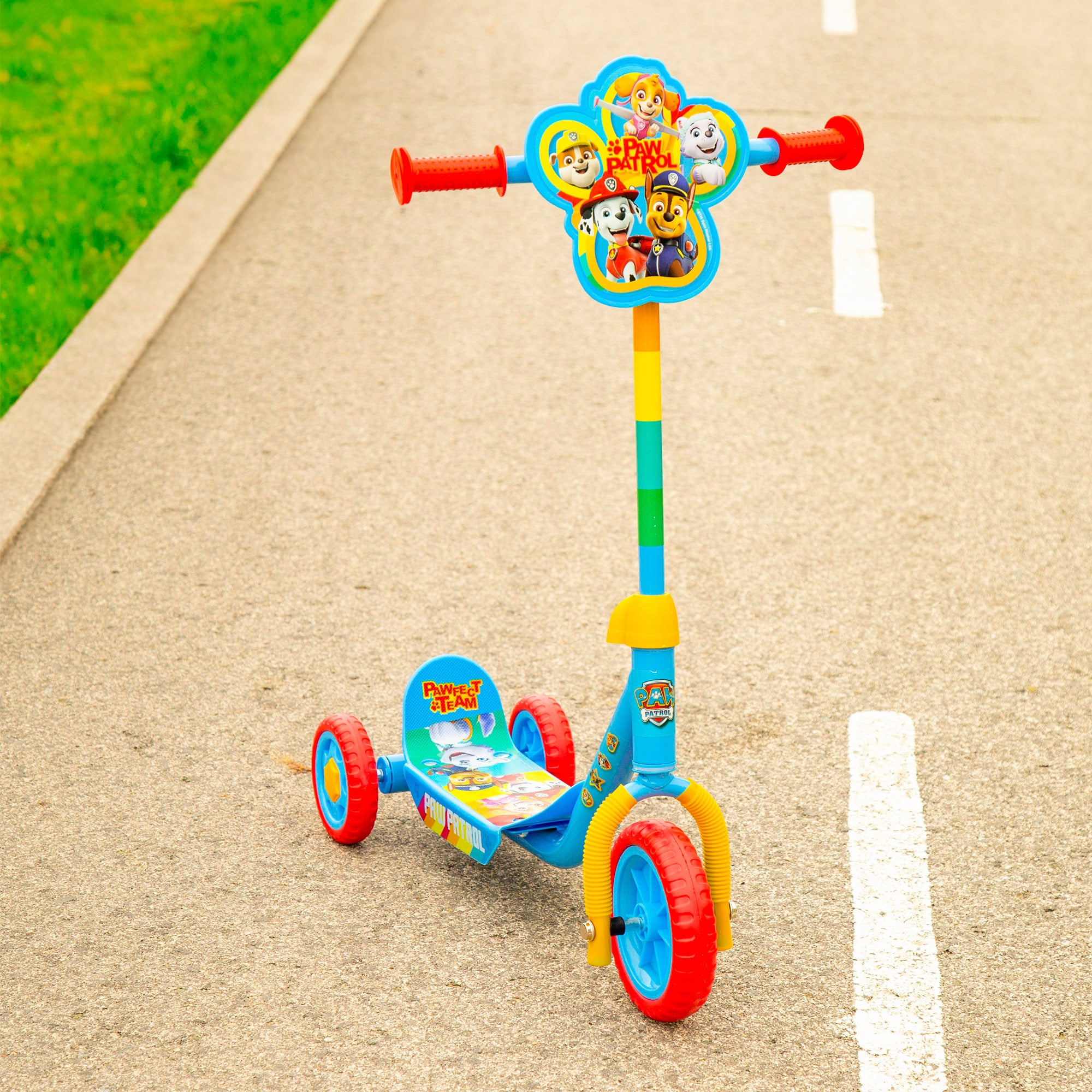 Trotinete de 3 rodas Patrulha Pata 58x36x65-70 cm máx. 20 kg