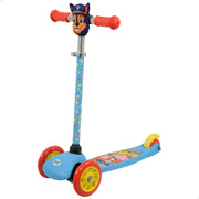 Trotinete infantil de 3 rodas Patrulha Pata Chase com bolso frontal