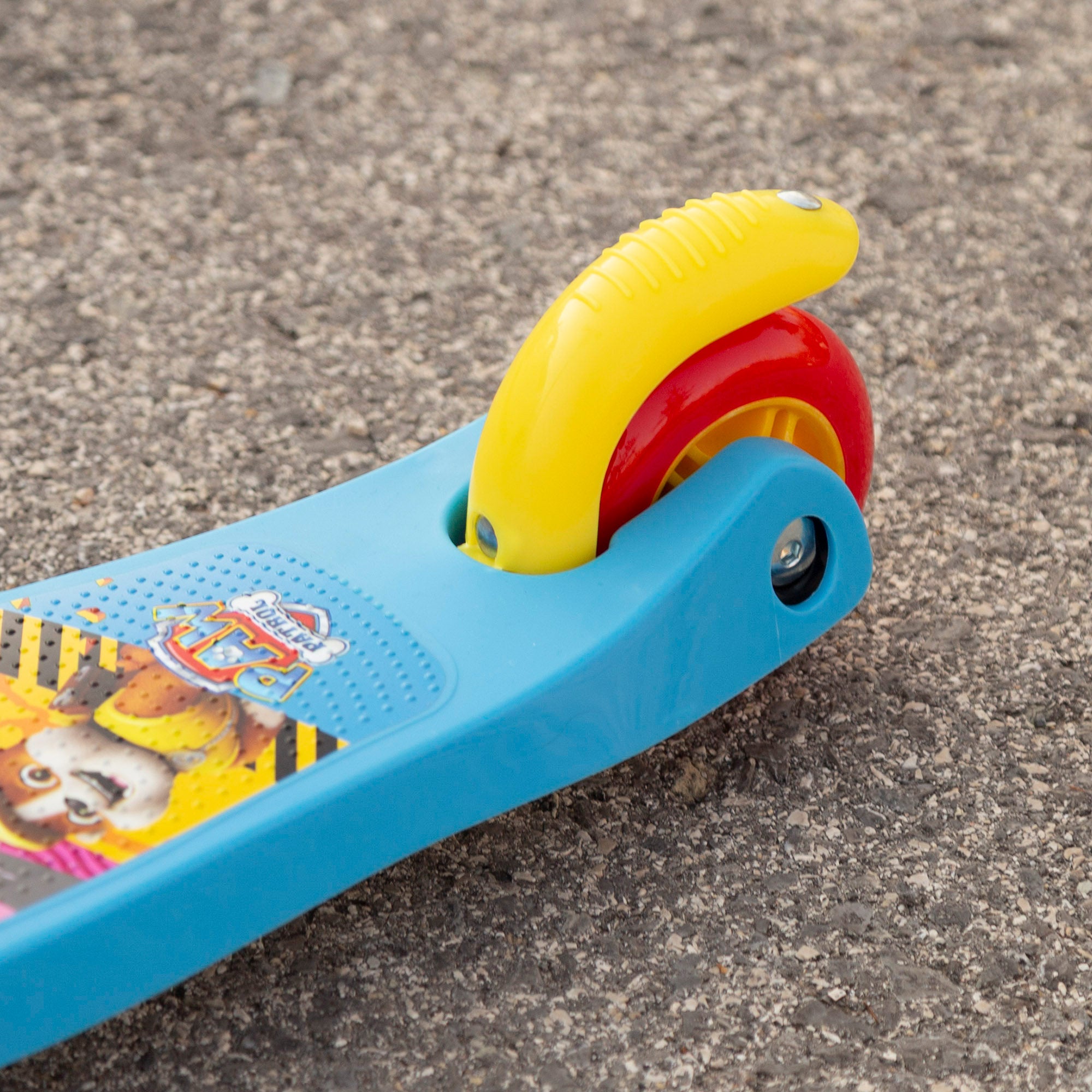 Trotinete infantil de 3 rodas Patrulha Pata Chase com bolso frontal