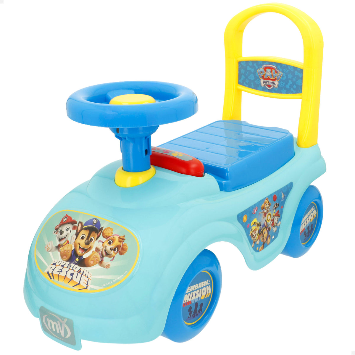 Brinquedo Patrulha Pata para Montar com Telefone, Buzina e Espaço para Guardar Coisas