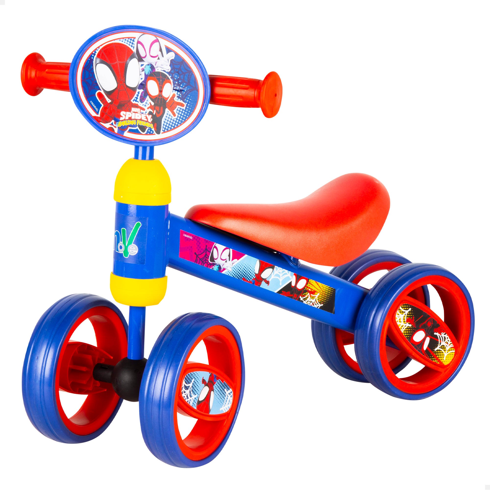 Triciclo infantil Spidey, peso máximo de 15 kg.