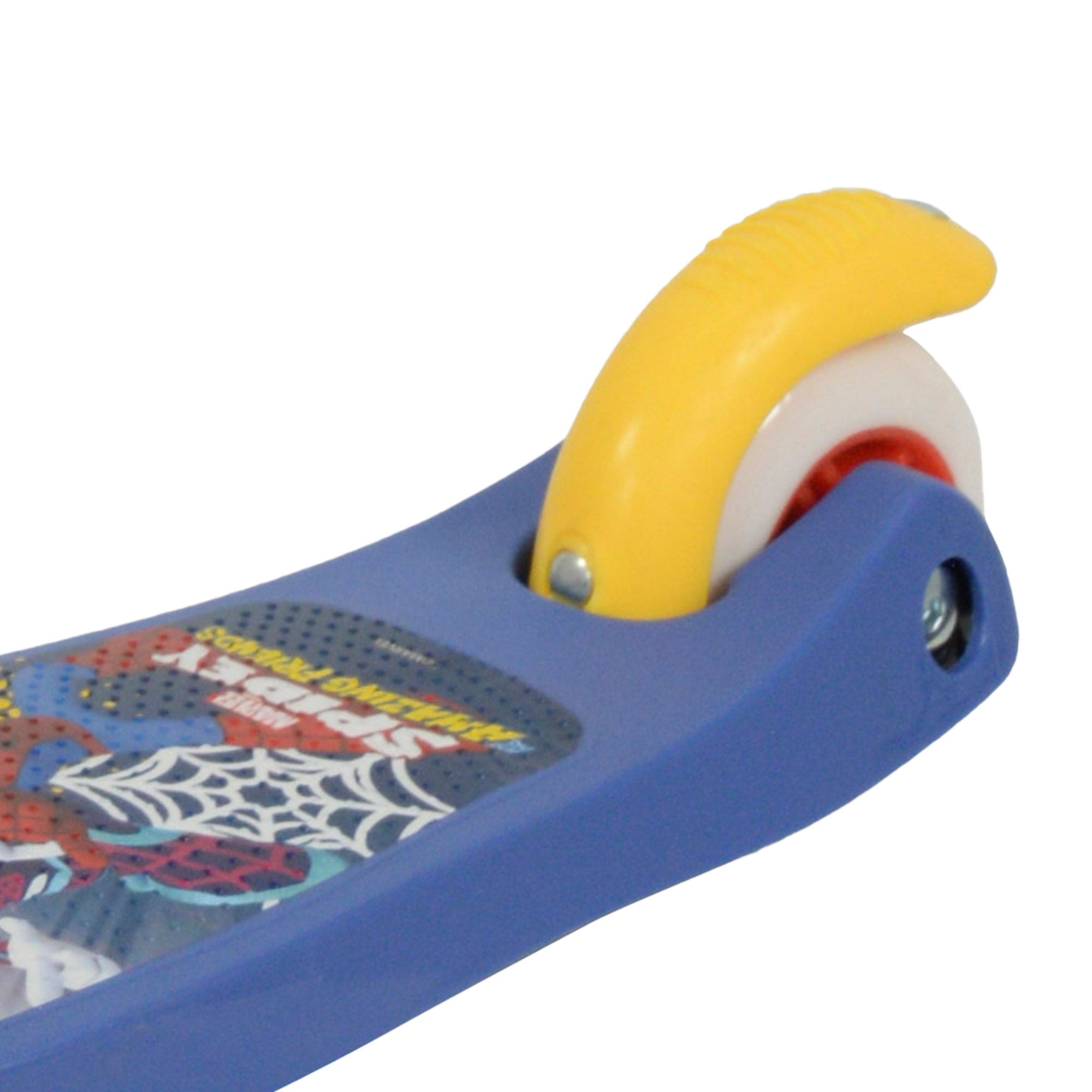 Trotinete Spidey de 3 rodas, peso máximo de 20 kg, com luzes e travão.