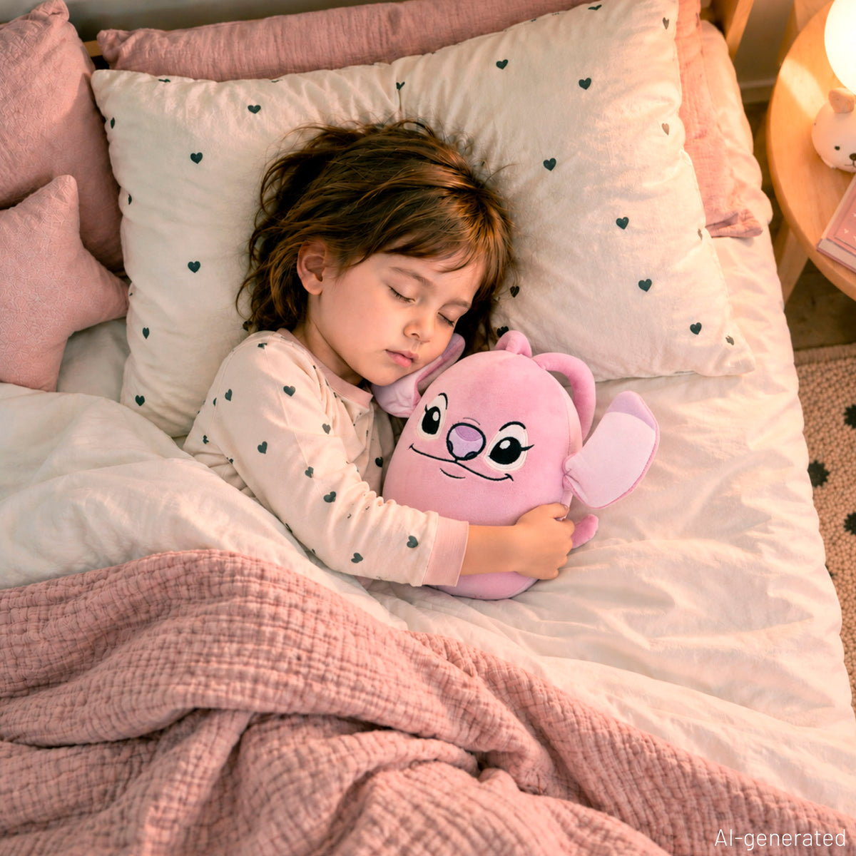 Almofada de peluche Stitch Angel 22 cm + 3 anos