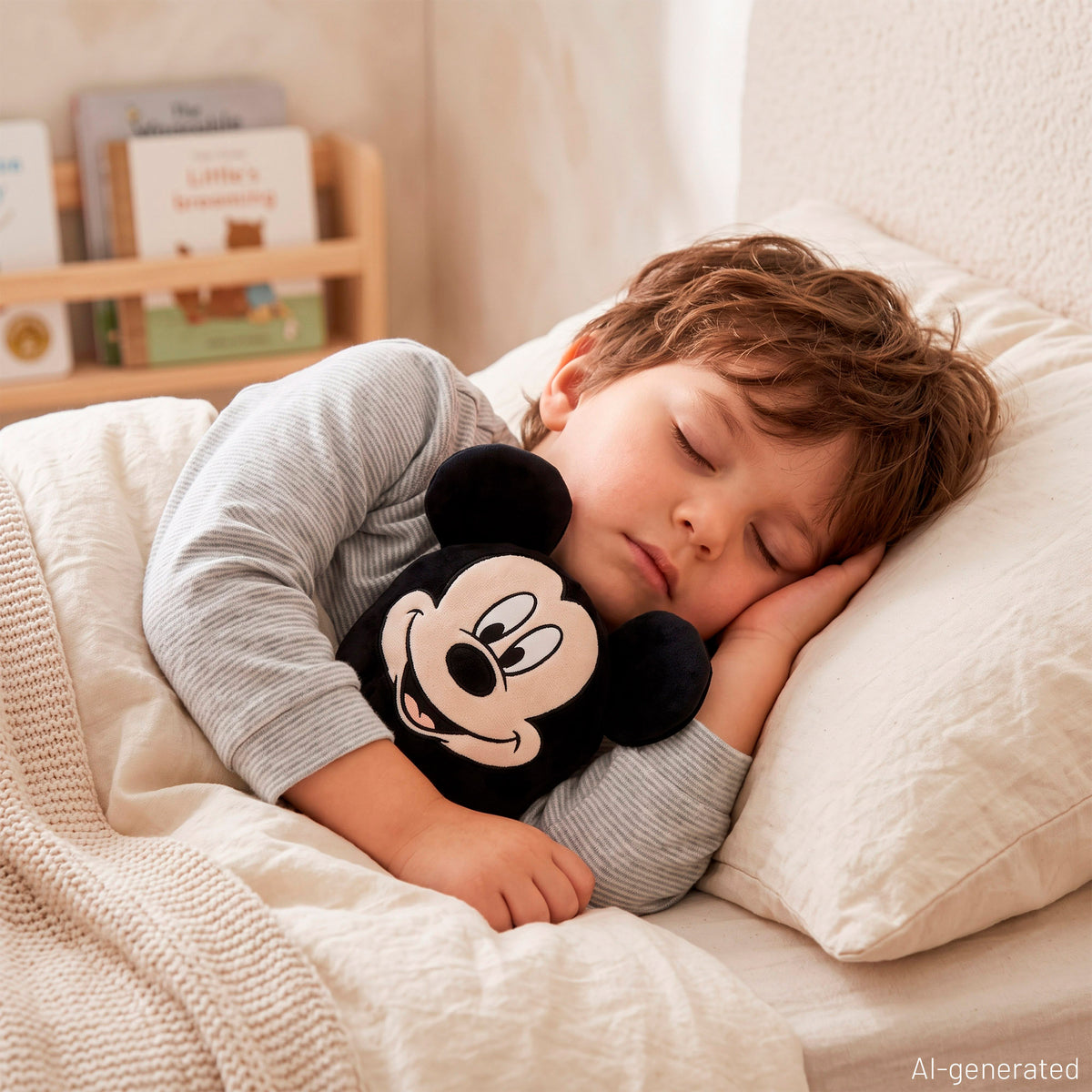 Almofada de peluche Mickey 22 cm + 3 anos