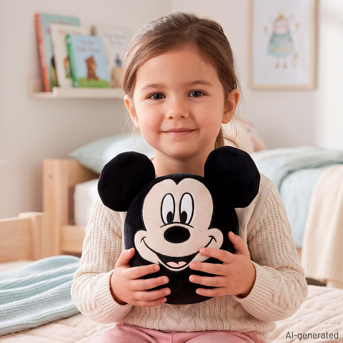 Almofada de peluche Mickey 22 cm + 3 anos