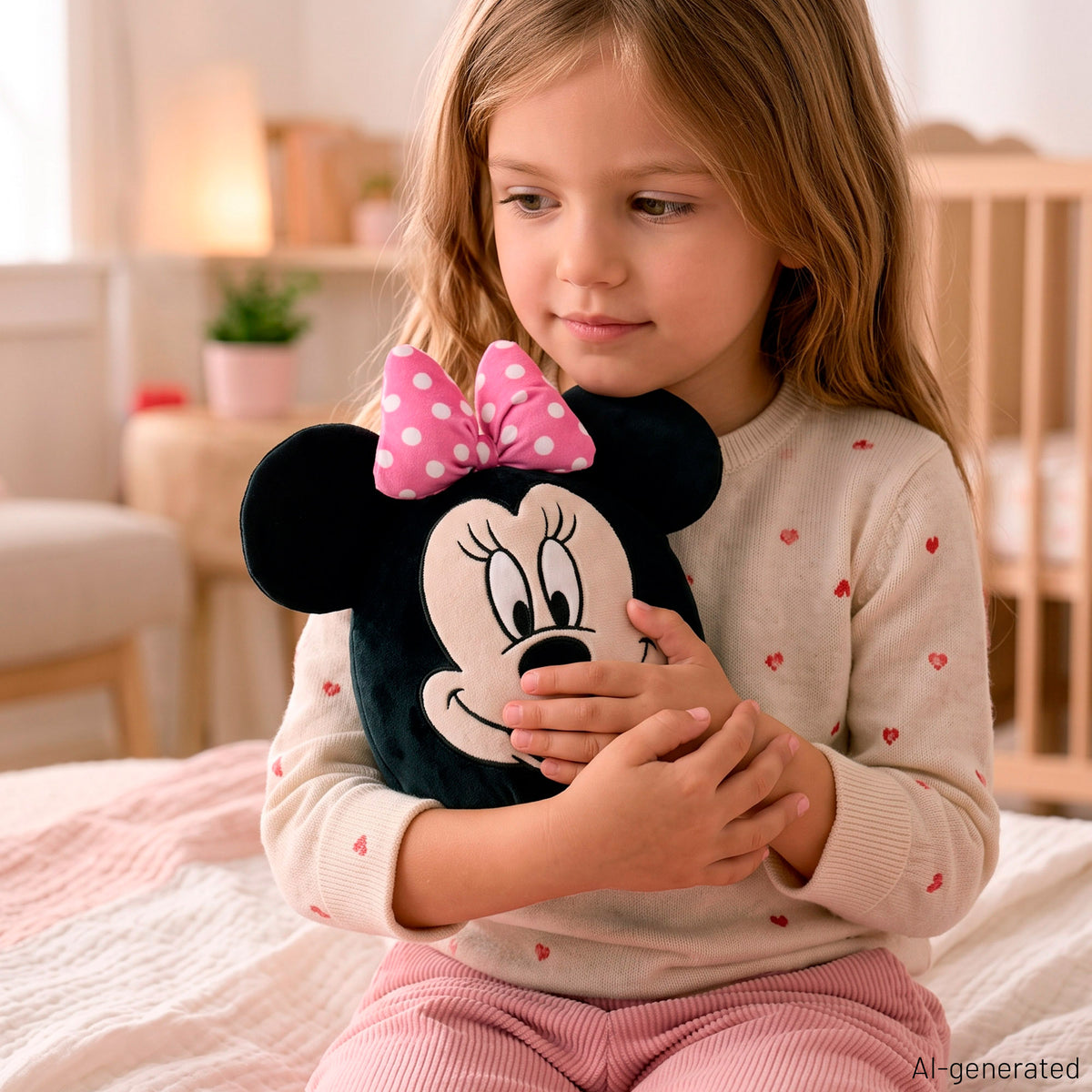 Almofada de peluche Minnie 22 cm + 3 anos