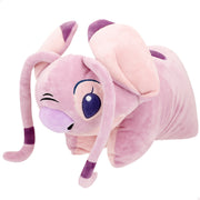 Stitch Cojín peluche 2 en 1 Angel suave y aterciopelado