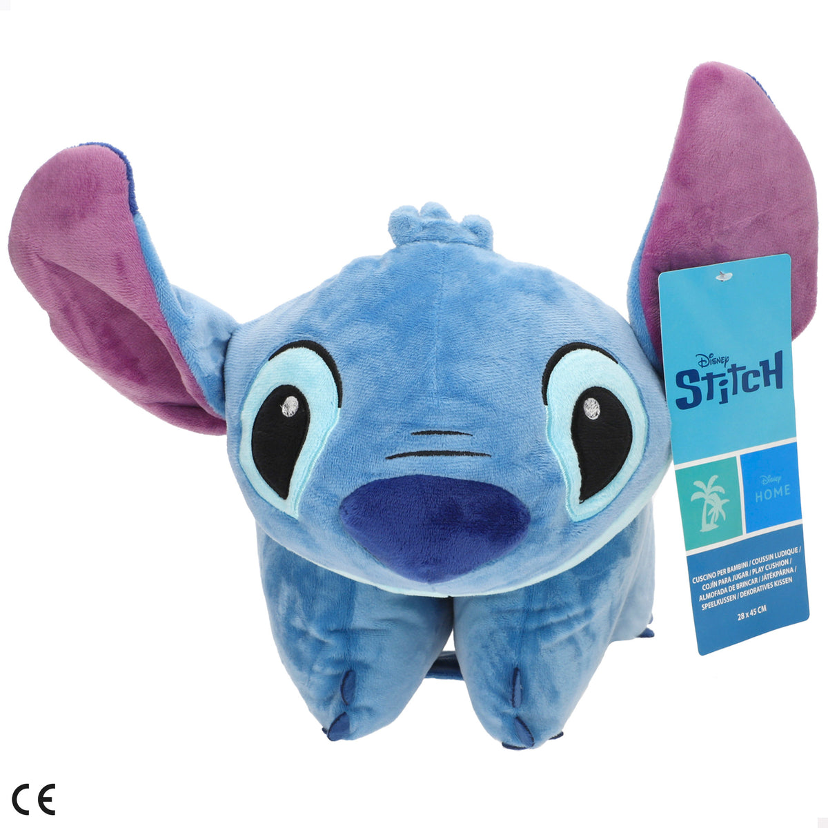 Almofada de peluche 2 em 1 Stitch suave e aveludada