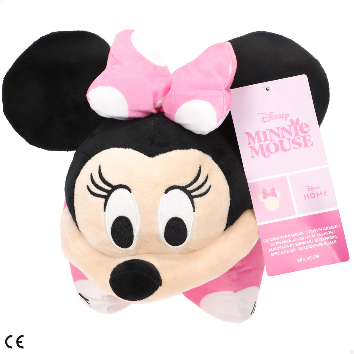 Almofada de peluche Minnie 2 em 1 macia e aveludada