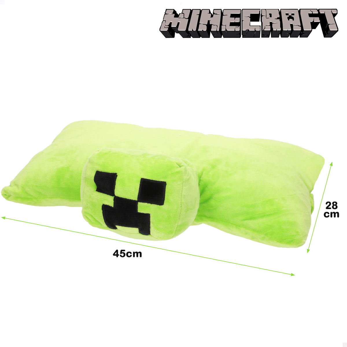 Peluche Minecraft 2 em 1 macio e aveludado