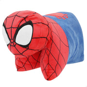Almofada de peluche 2 em 1 Spider-Man, suave e aveludada
