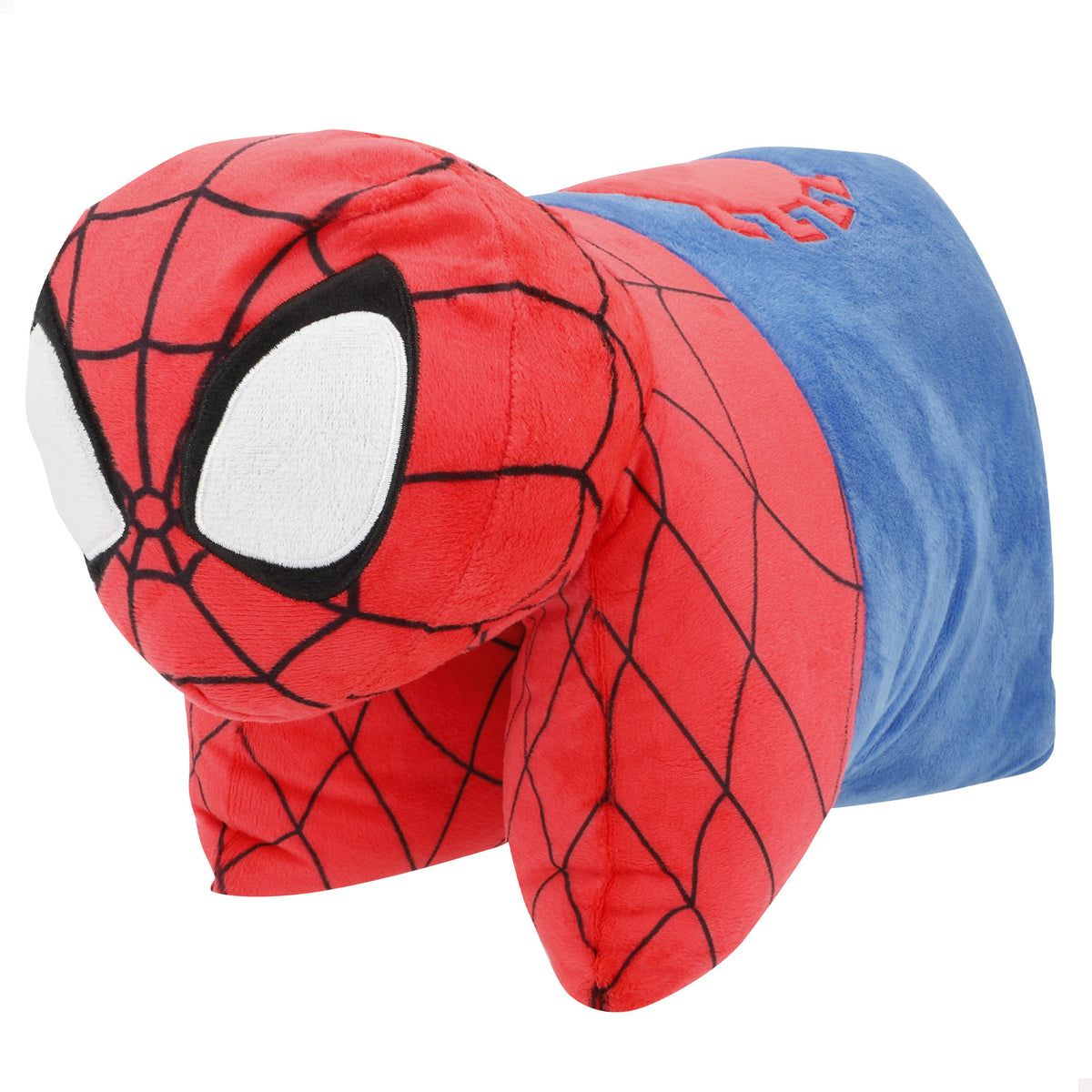 Almofada de peluche 2 em 1 Spider-Man, suave e aveludada