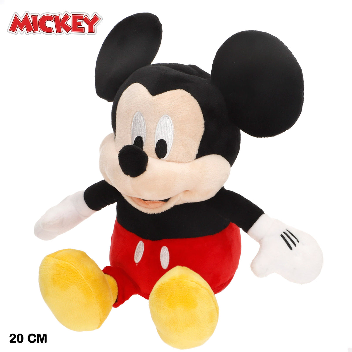 Mealheiro de peluche Mickey para crianças 20 cm