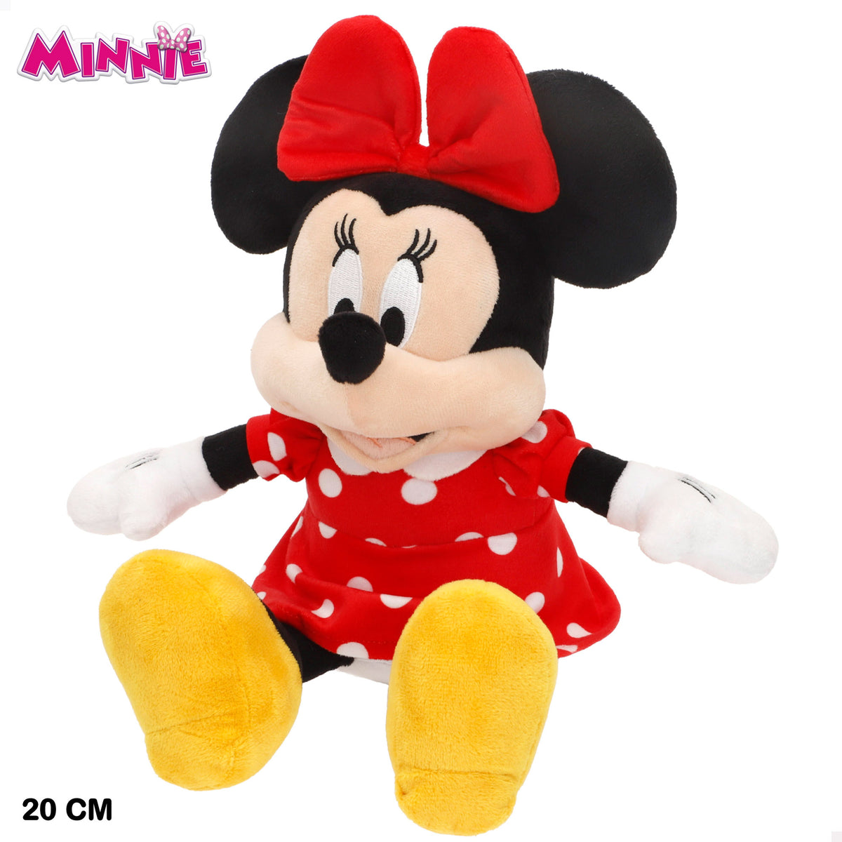 Mealheiro de peluche Minnie para crianças 20 cm