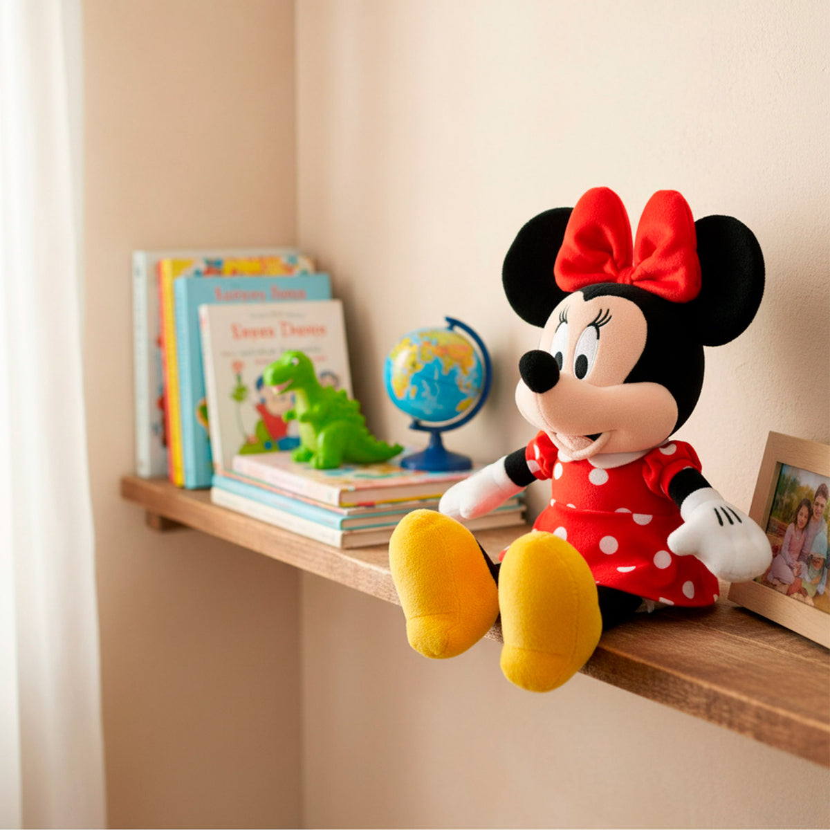 Mealheiro de peluche Minnie para crianças 20 cm