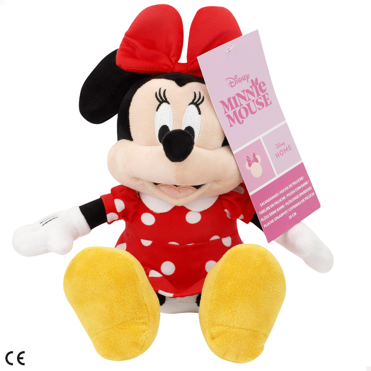 Mealheiro de peluche Minnie para crianças 20 cm