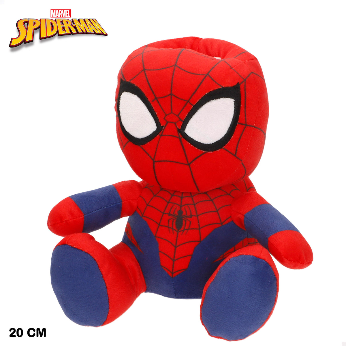 Mealheiro de peluche do Spider-Man para crianças 20 cm
